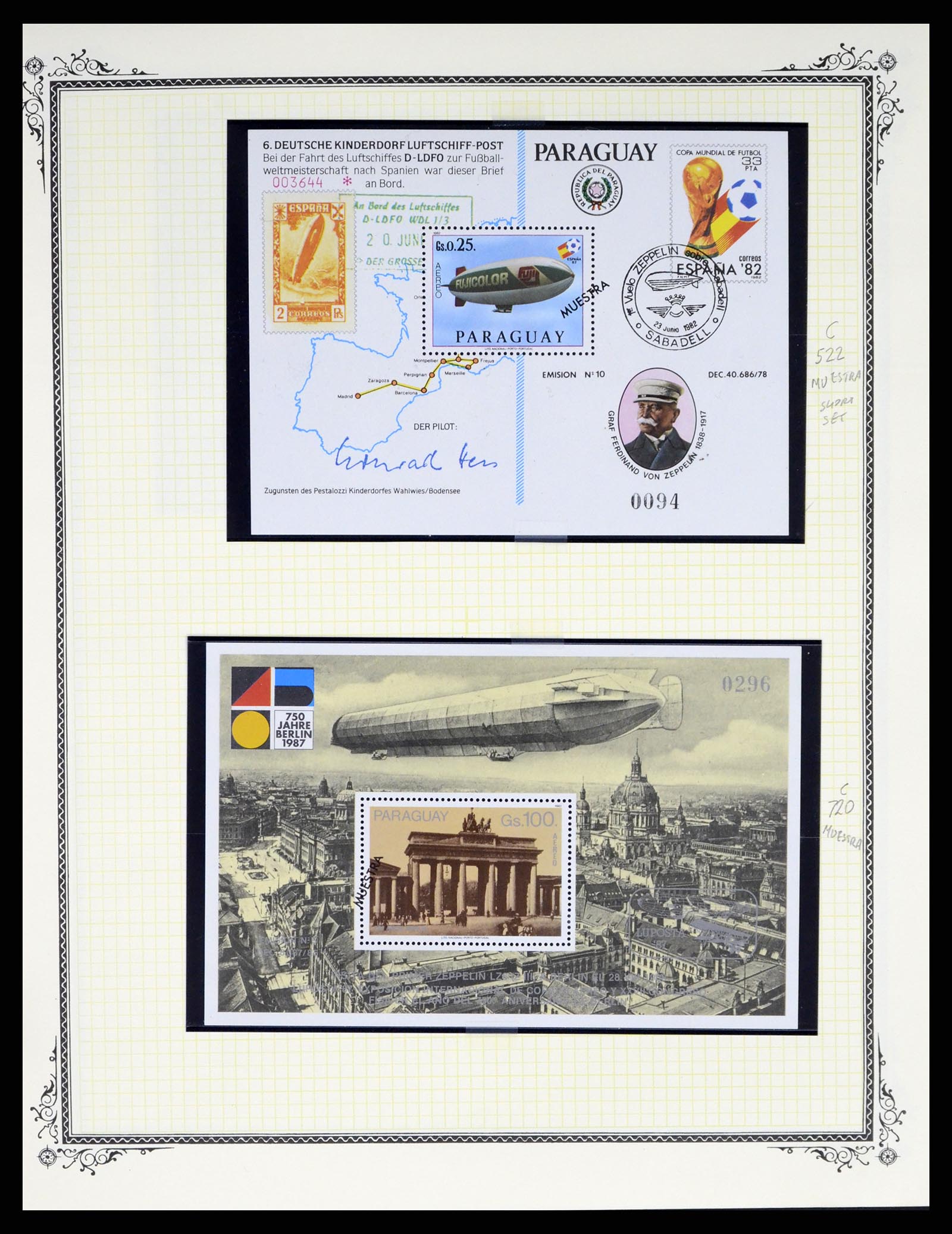 37728 276 - Postzegelverzameling 37728 Motief luchtpost 1930-2000.