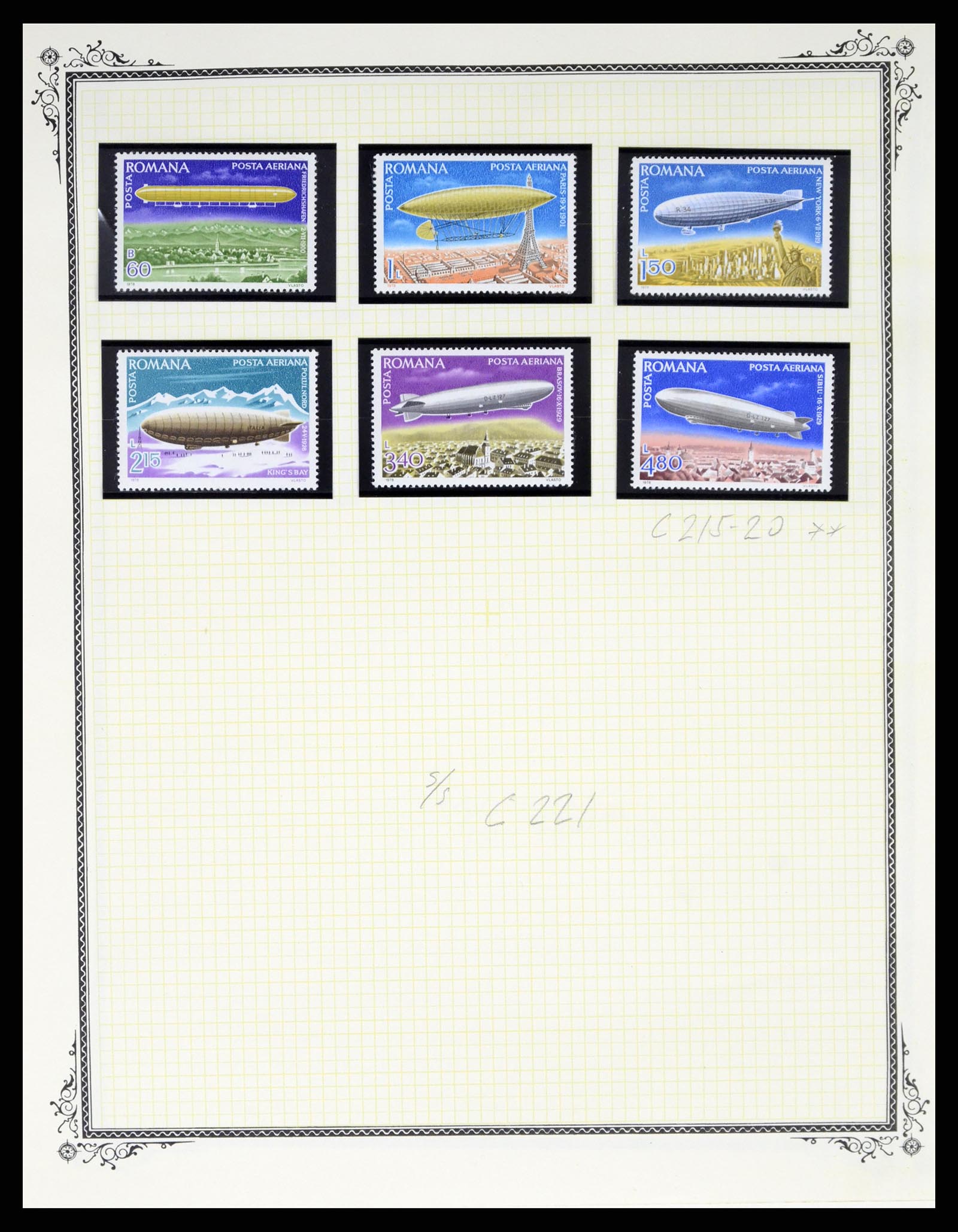 37728 280 - Postzegelverzameling 37728 Motief luchtpost 1930-2000.