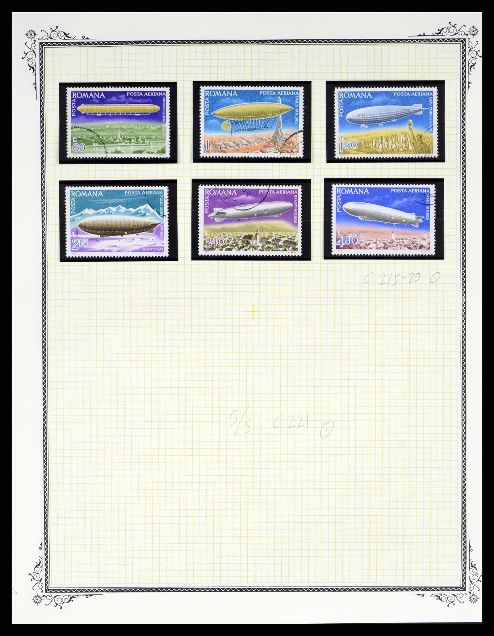 37728 281 - Postzegelverzameling 37728 Motief luchtpost 1930-2000.