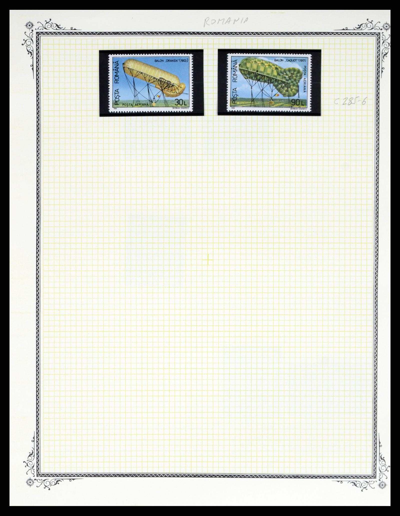 37728 282 - Postzegelverzameling 37728 Motief luchtpost 1930-2000.