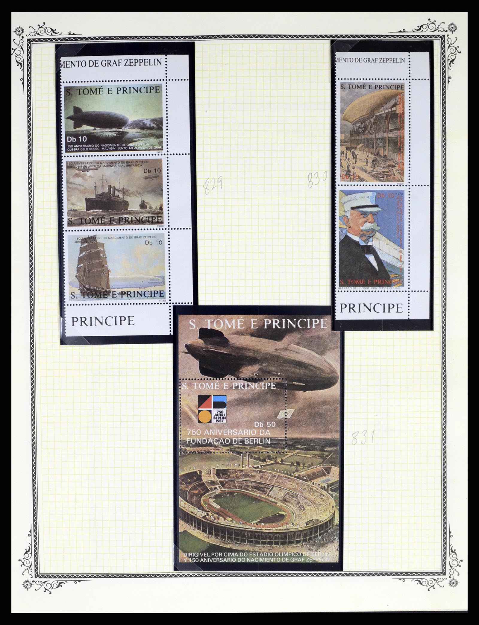 37728 286 - Postzegelverzameling 37728 Motief luchtpost 1930-2000.
