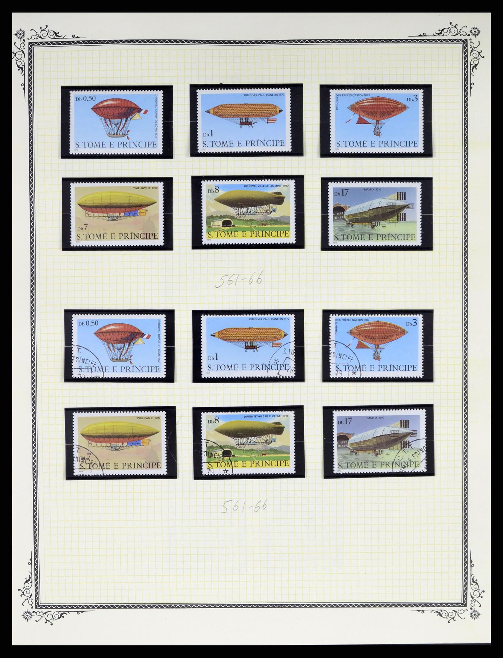 37728 288 - Postzegelverzameling 37728 Motief luchtpost 1930-2000.