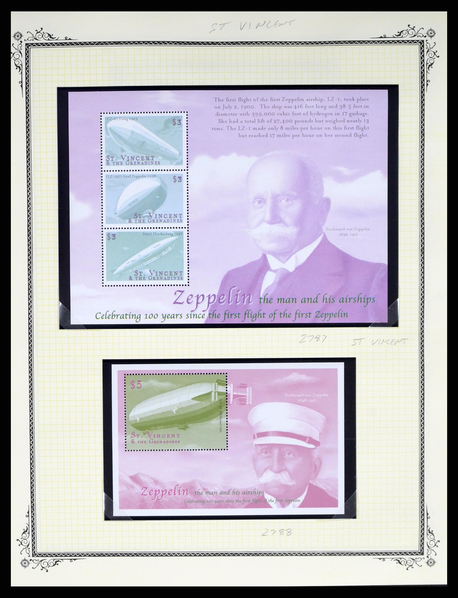 37728 293 - Postzegelverzameling 37728 Motief luchtpost 1930-2000.
