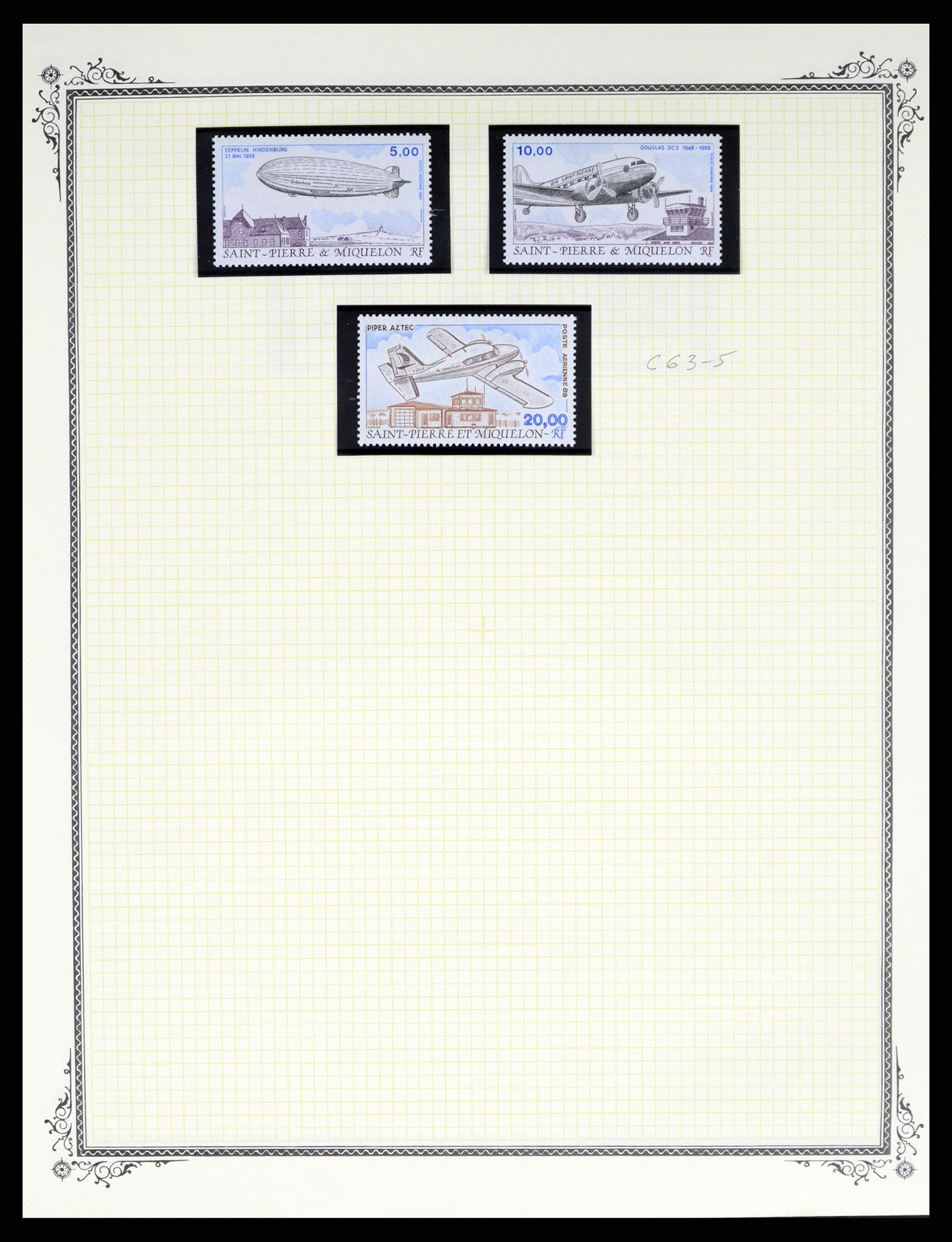 37728 298 - Postzegelverzameling 37728 Motief luchtpost 1930-2000.