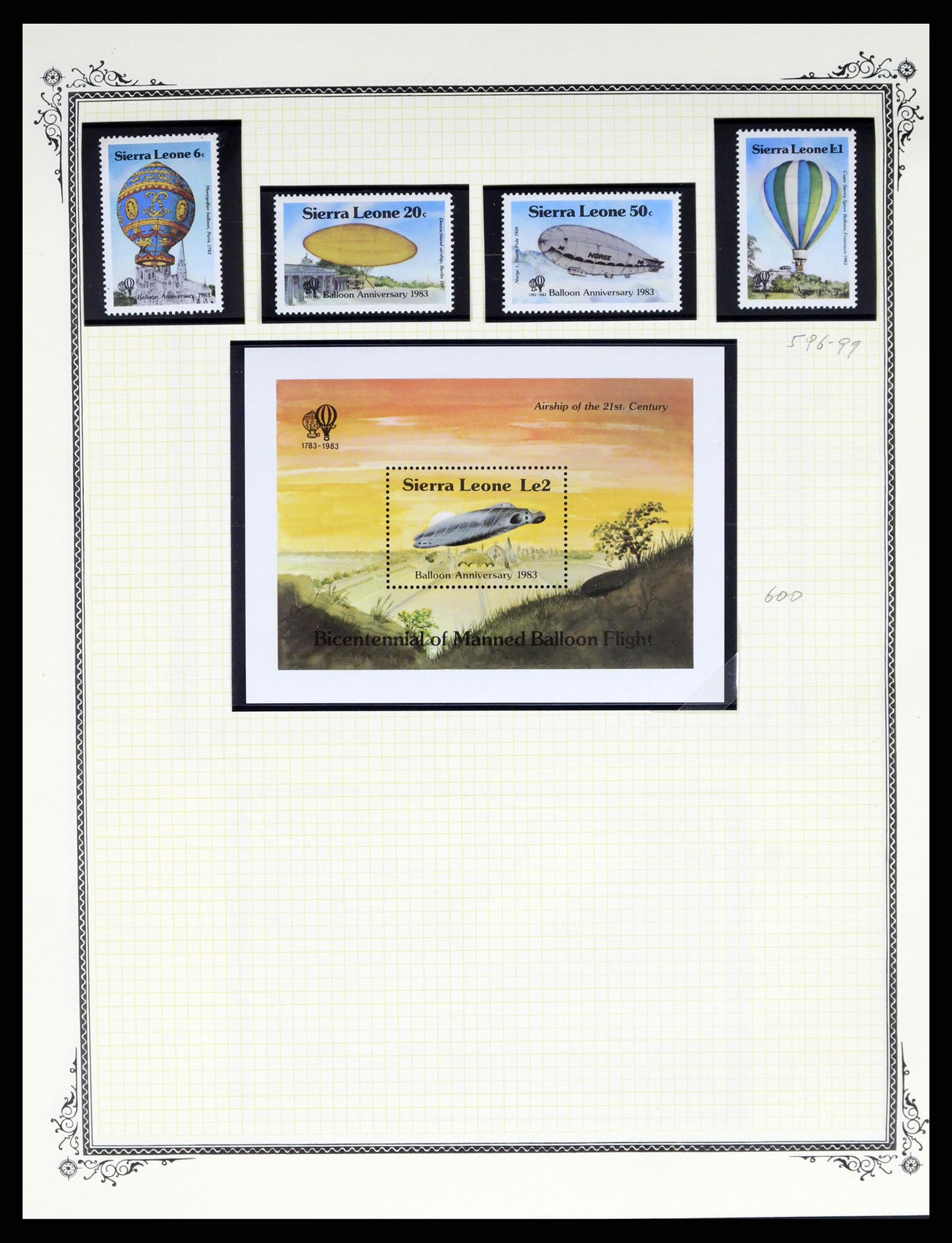 37728 301 - Postzegelverzameling 37728 Motief luchtpost 1930-2000.
