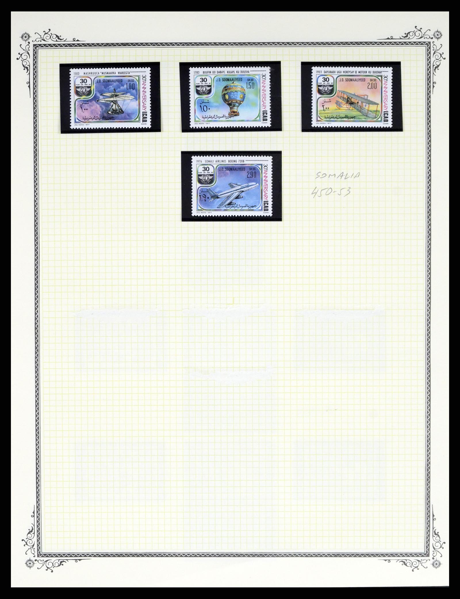 37728 305 - Postzegelverzameling 37728 Motief luchtpost 1930-2000.