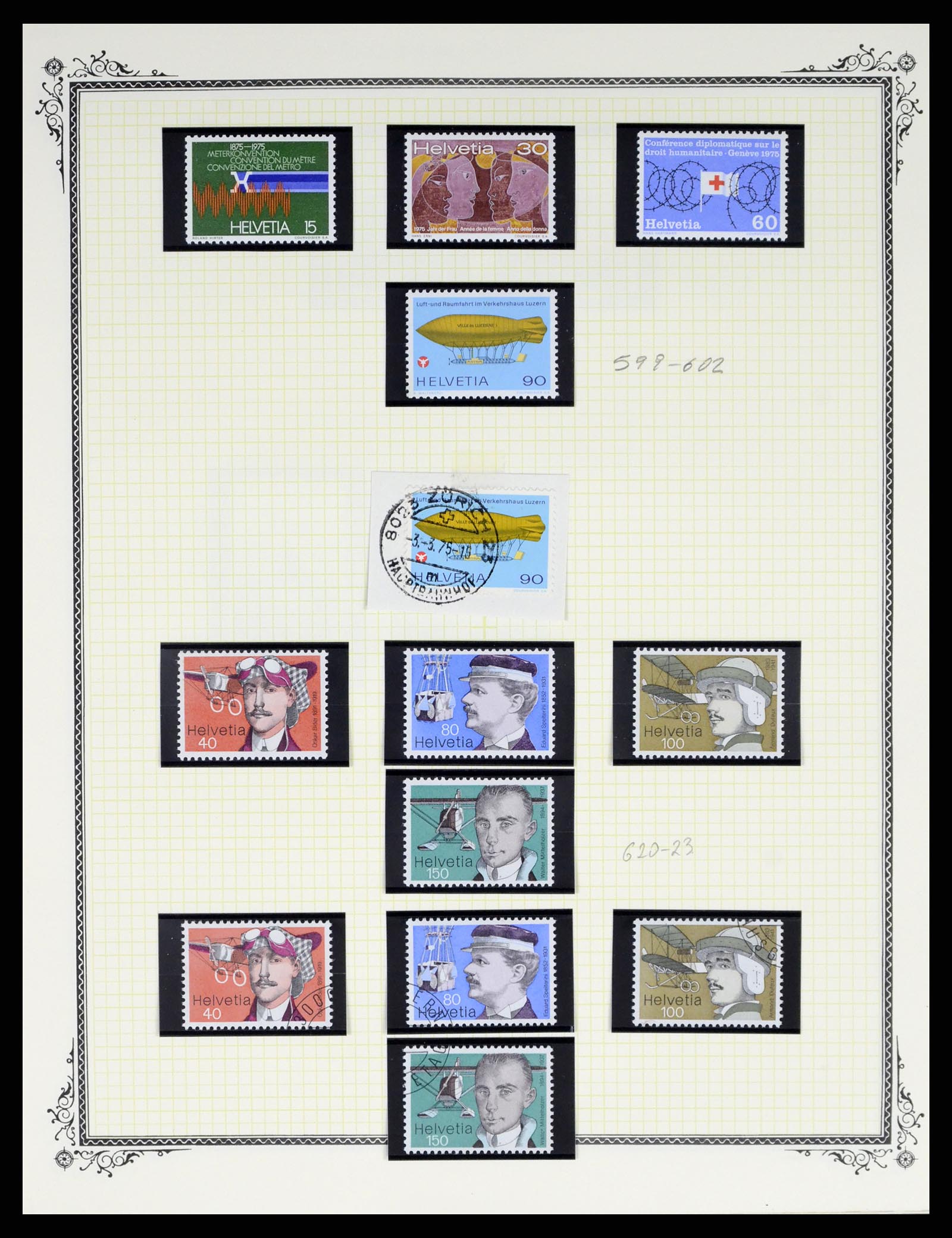 37728 306 - Postzegelverzameling 37728 Motief luchtpost 1930-2000.