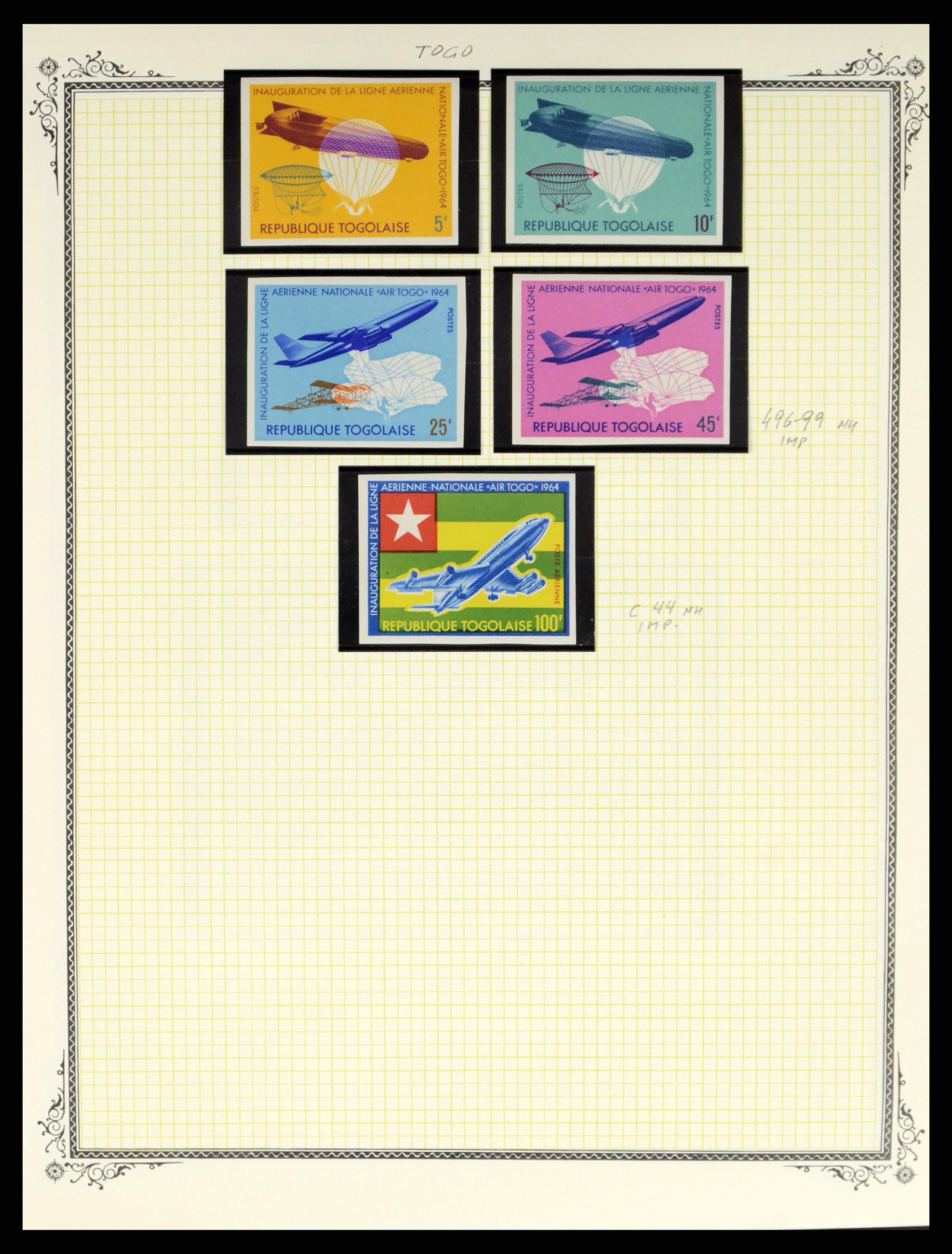 37728 317 - Postzegelverzameling 37728 Motief luchtpost 1930-2000.