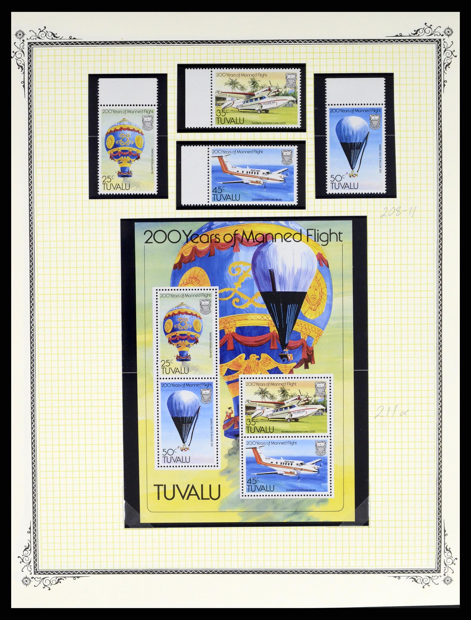 37728 321 - Postzegelverzameling 37728 Motief luchtpost 1930-2000.
