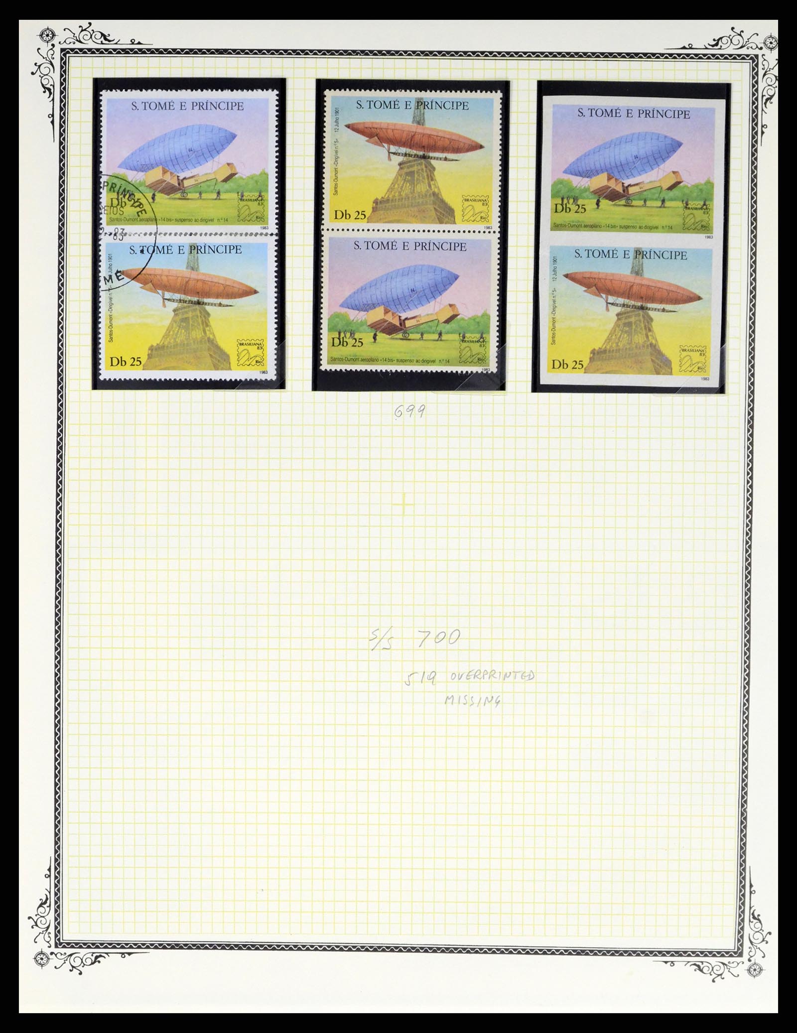 37728 323 - Postzegelverzameling 37728 Motief luchtpost 1930-2000.