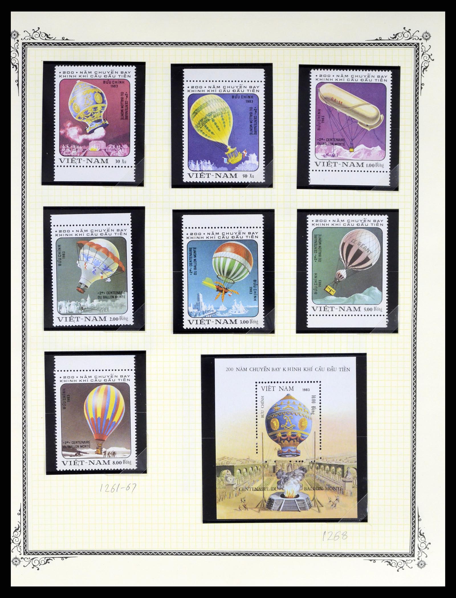 37728 329 - Postzegelverzameling 37728 Motief luchtpost 1930-2000.