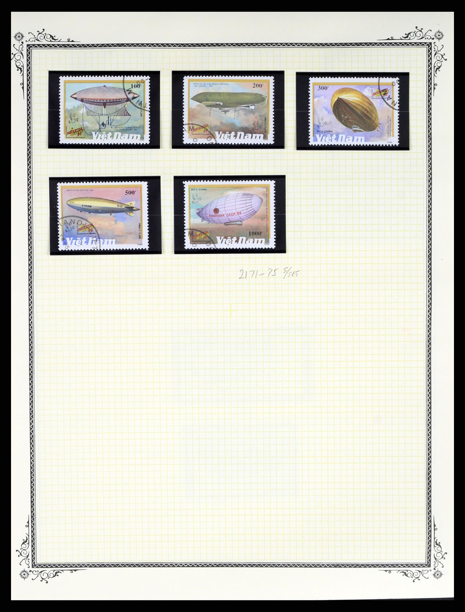 37728 331 - Postzegelverzameling 37728 Motief luchtpost 1930-2000.