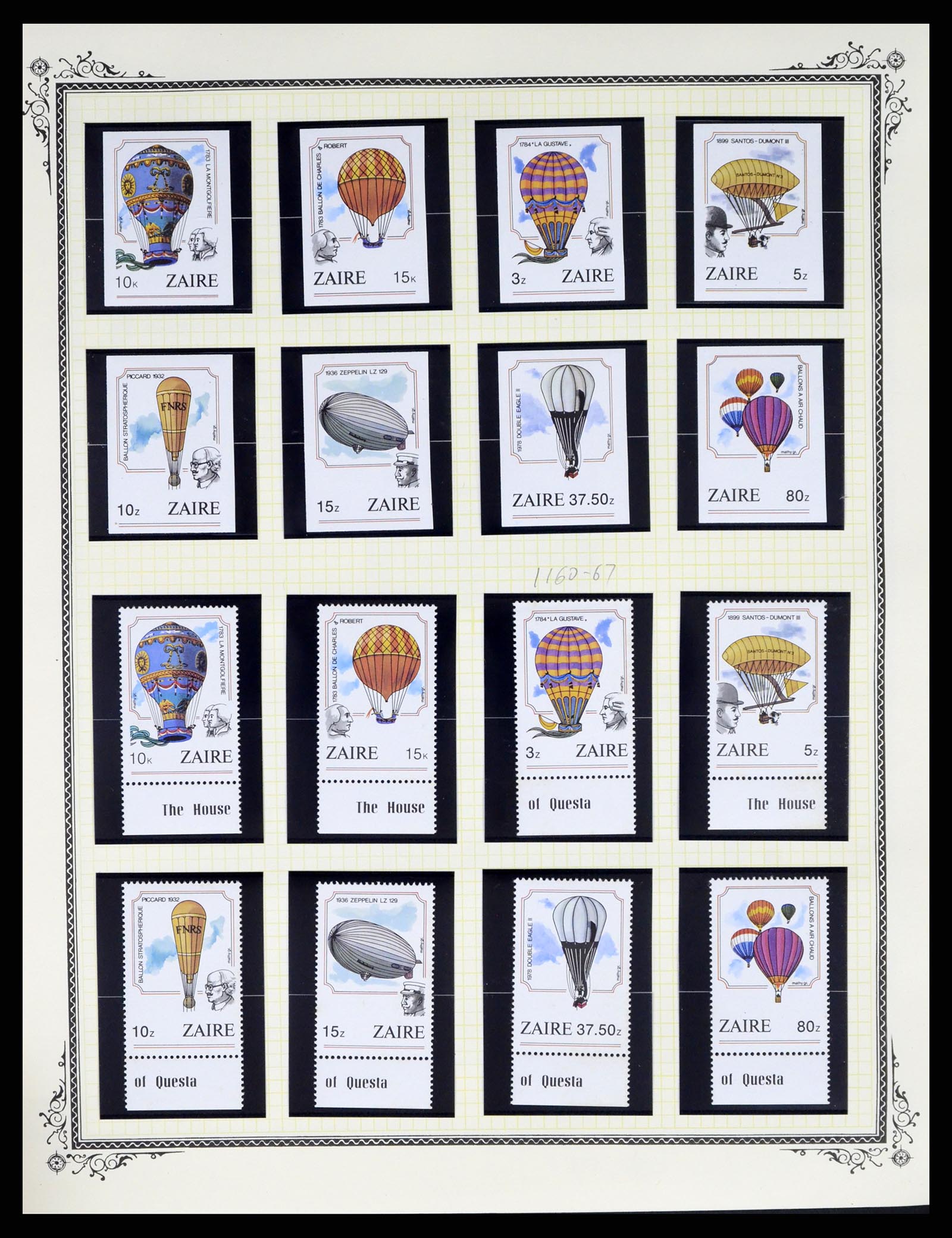 37728 337 - Postzegelverzameling 37728 Motief luchtpost 1930-2000.