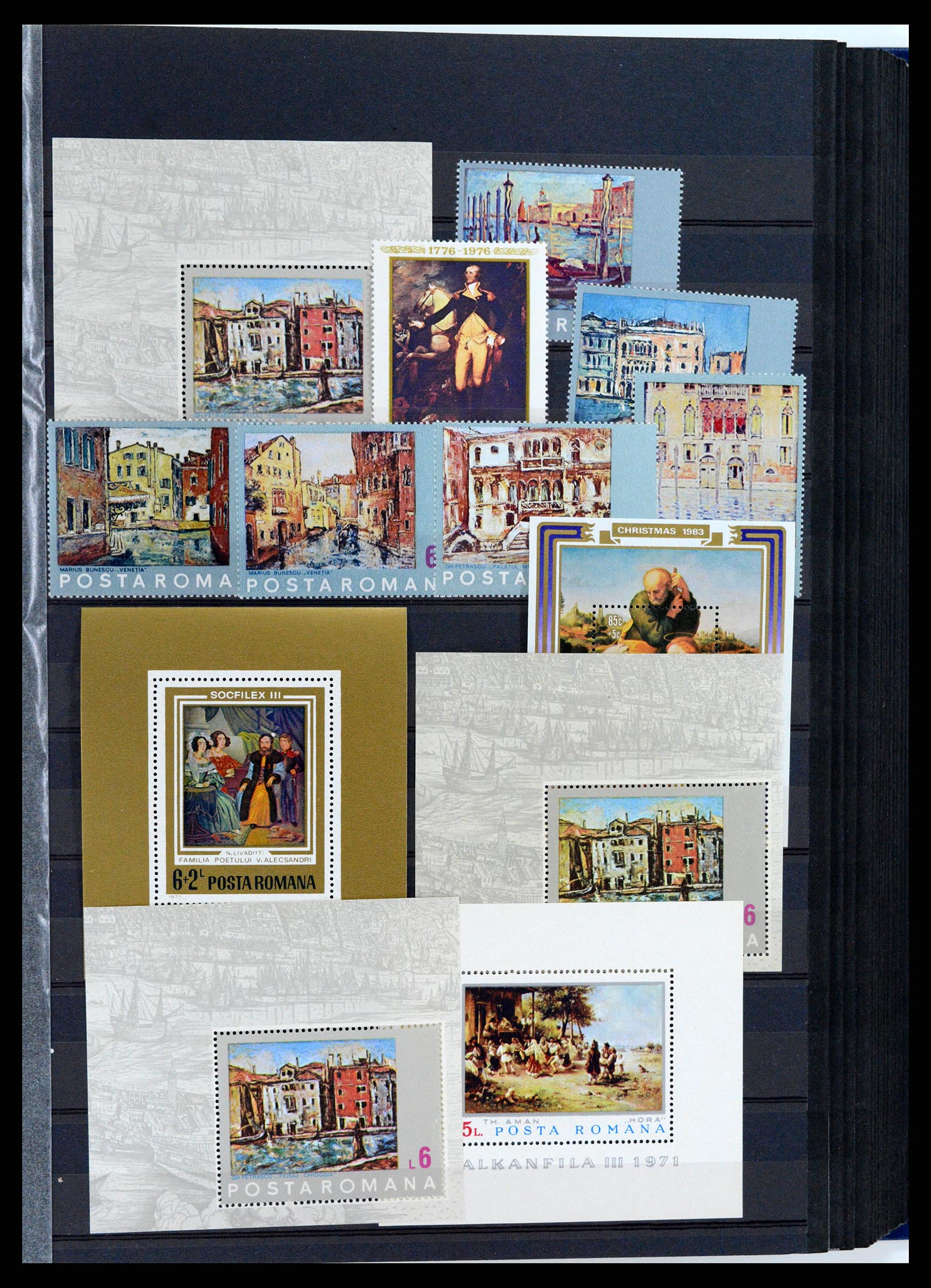 37737 061 - Postzegelverzameling 37737 Motief Kunst 1950-2000.