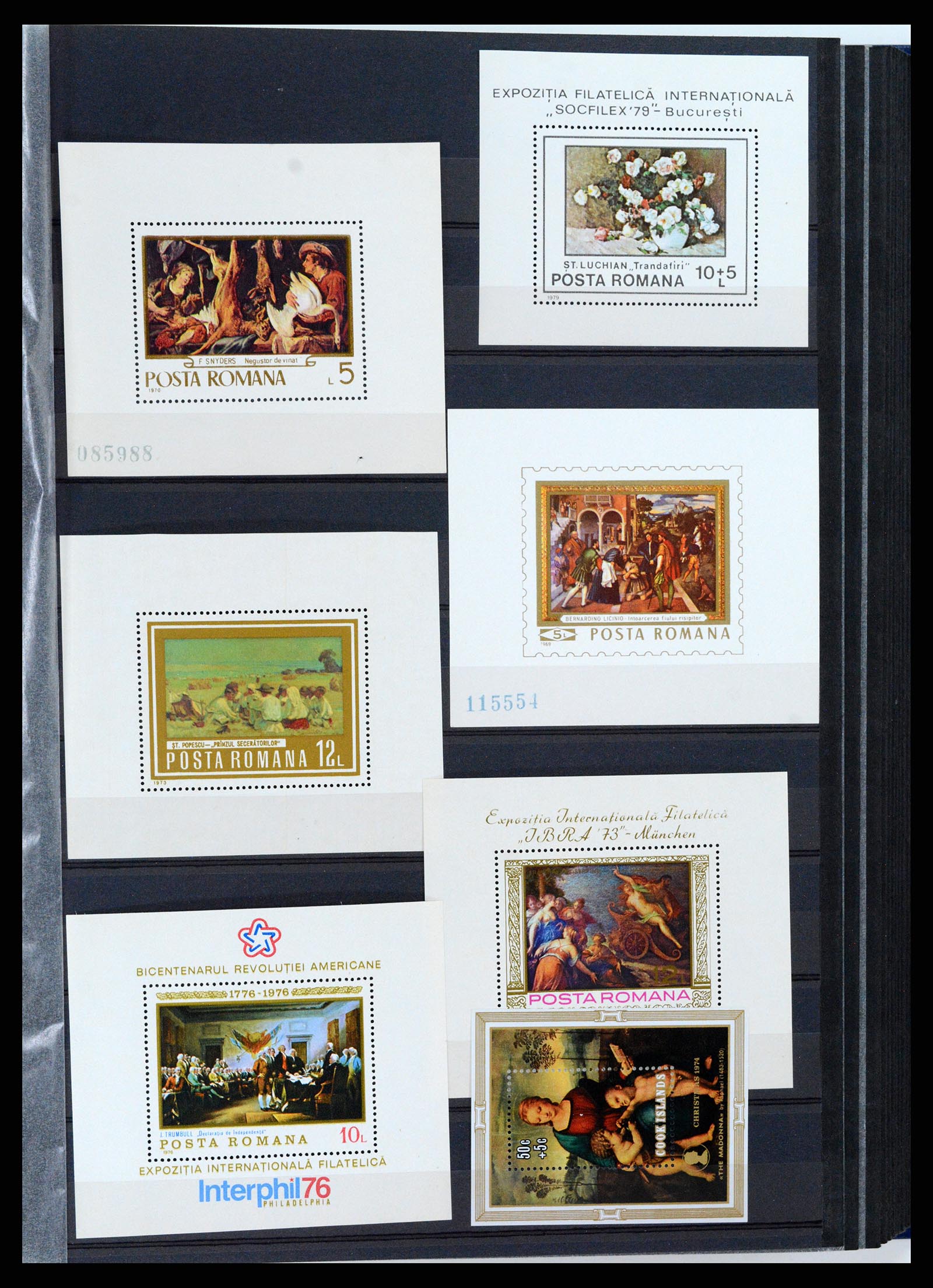 37737 063 - Postzegelverzameling 37737 Motief Kunst 1950-2000.