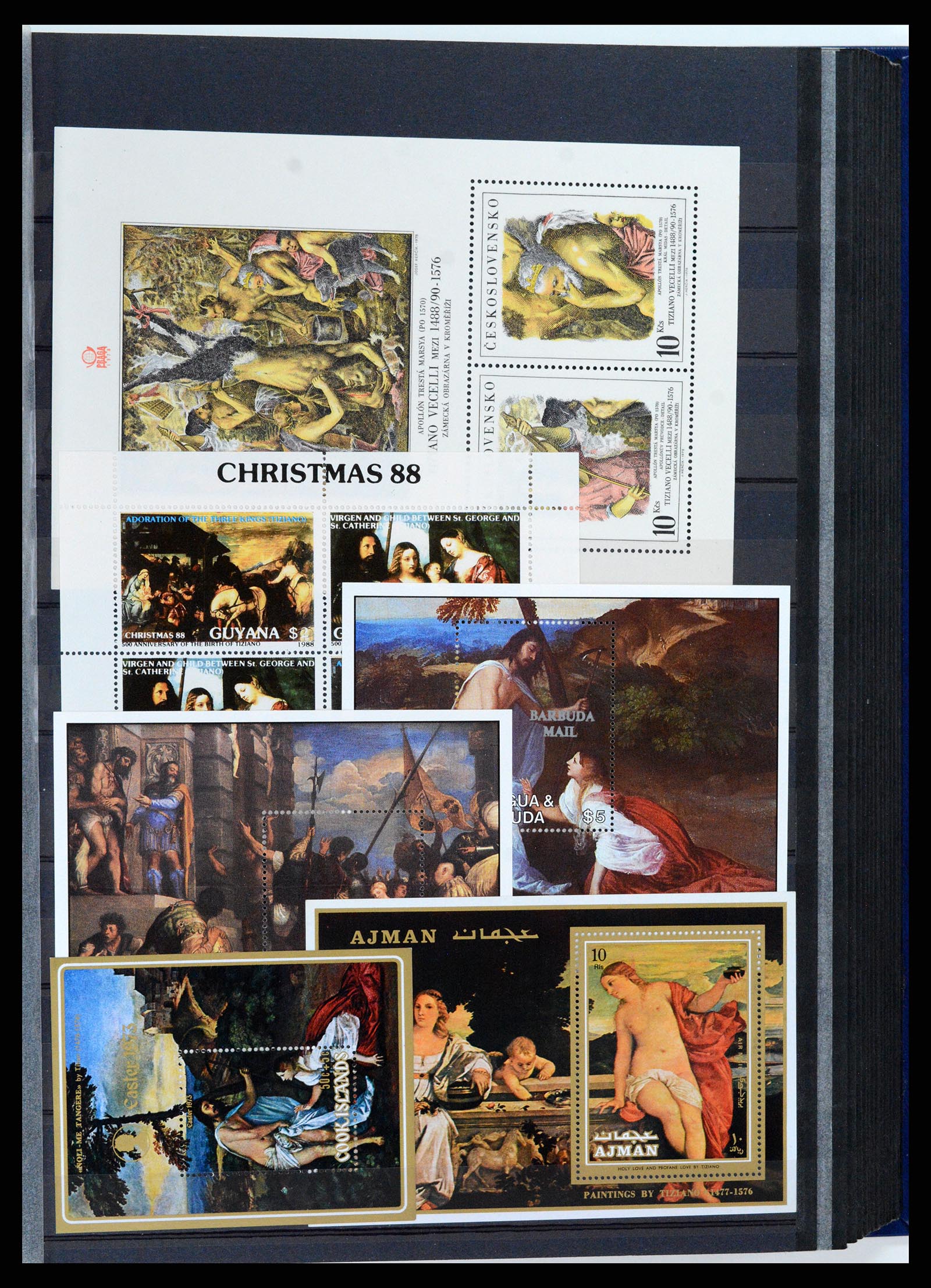 37737 065 - Postzegelverzameling 37737 Motief Kunst 1950-2000.