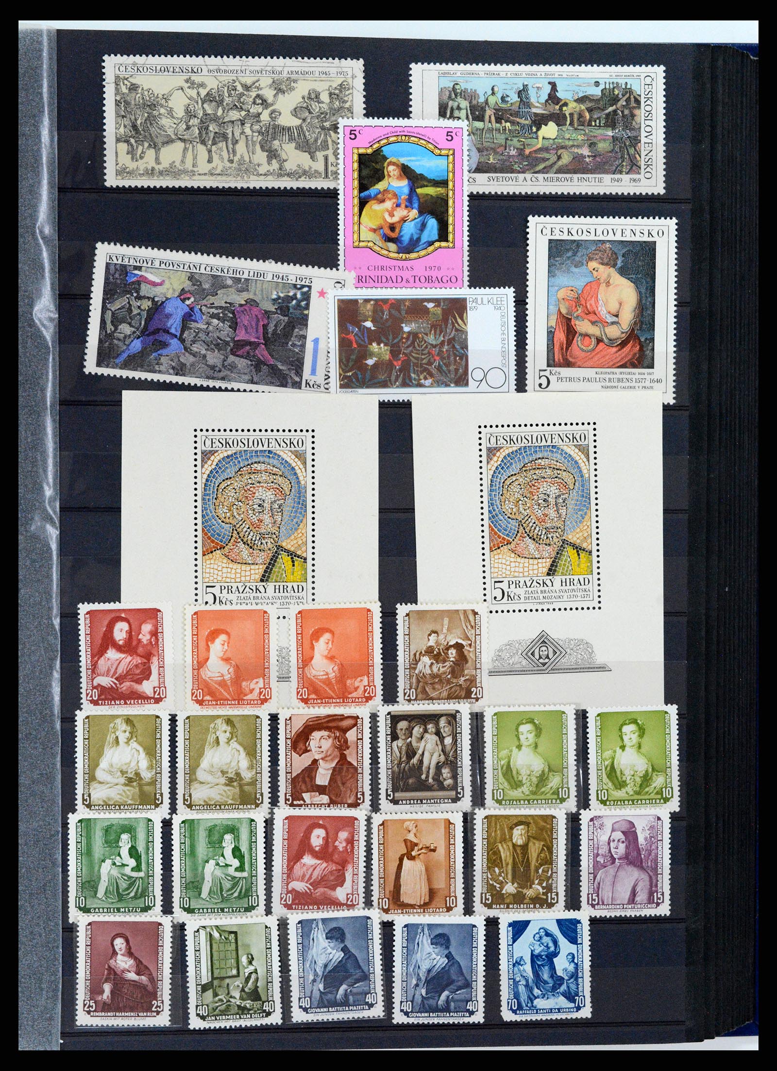 37737 069 - Postzegelverzameling 37737 Motief Kunst 1950-2000.