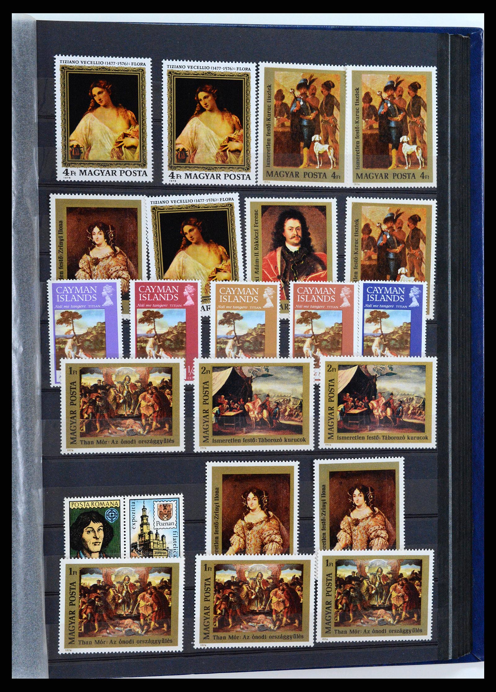 37737 083 - Postzegelverzameling 37737 Motief Kunst 1950-2000.
