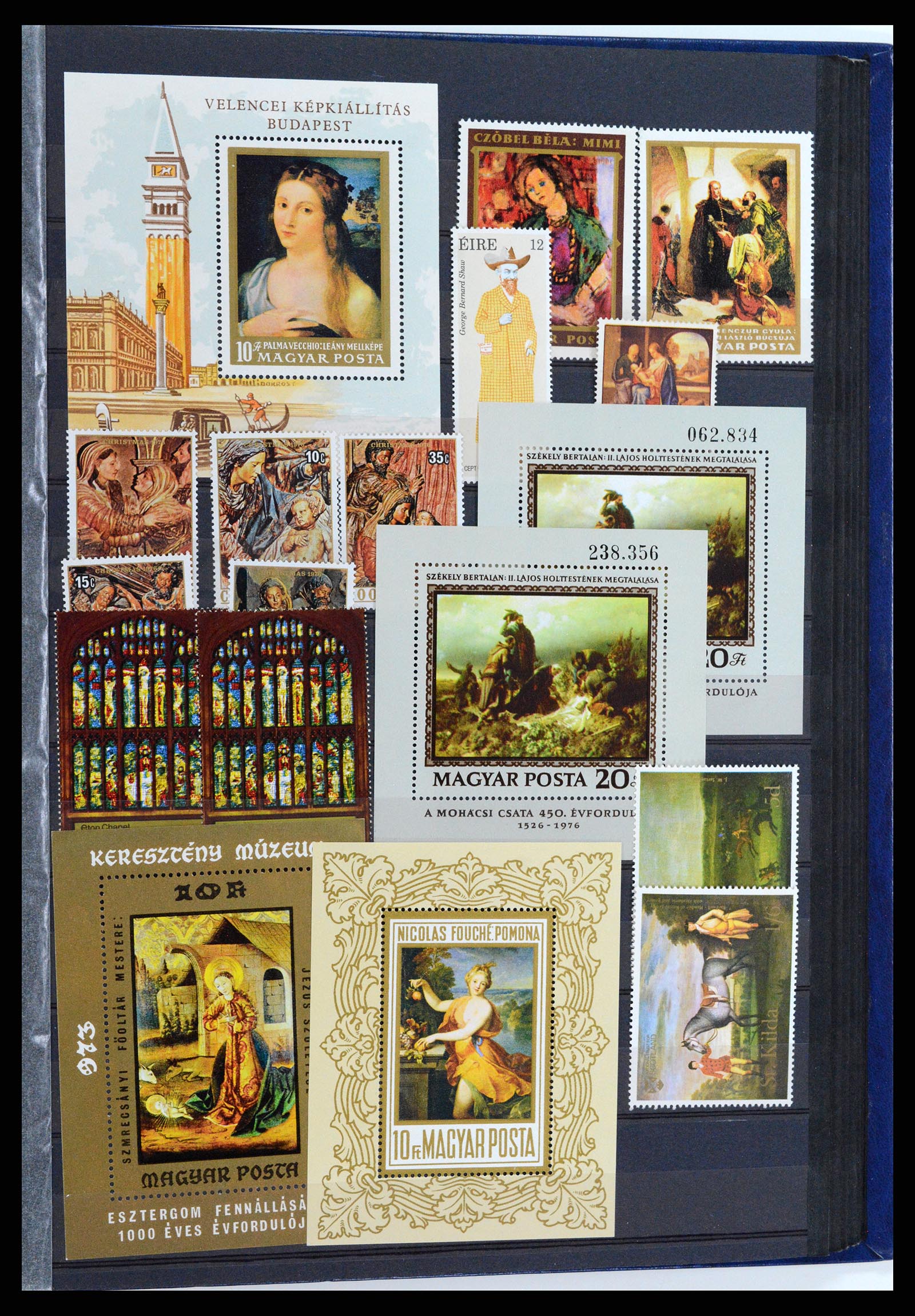 37737 085 - Postzegelverzameling 37737 Motief Kunst 1950-2000.