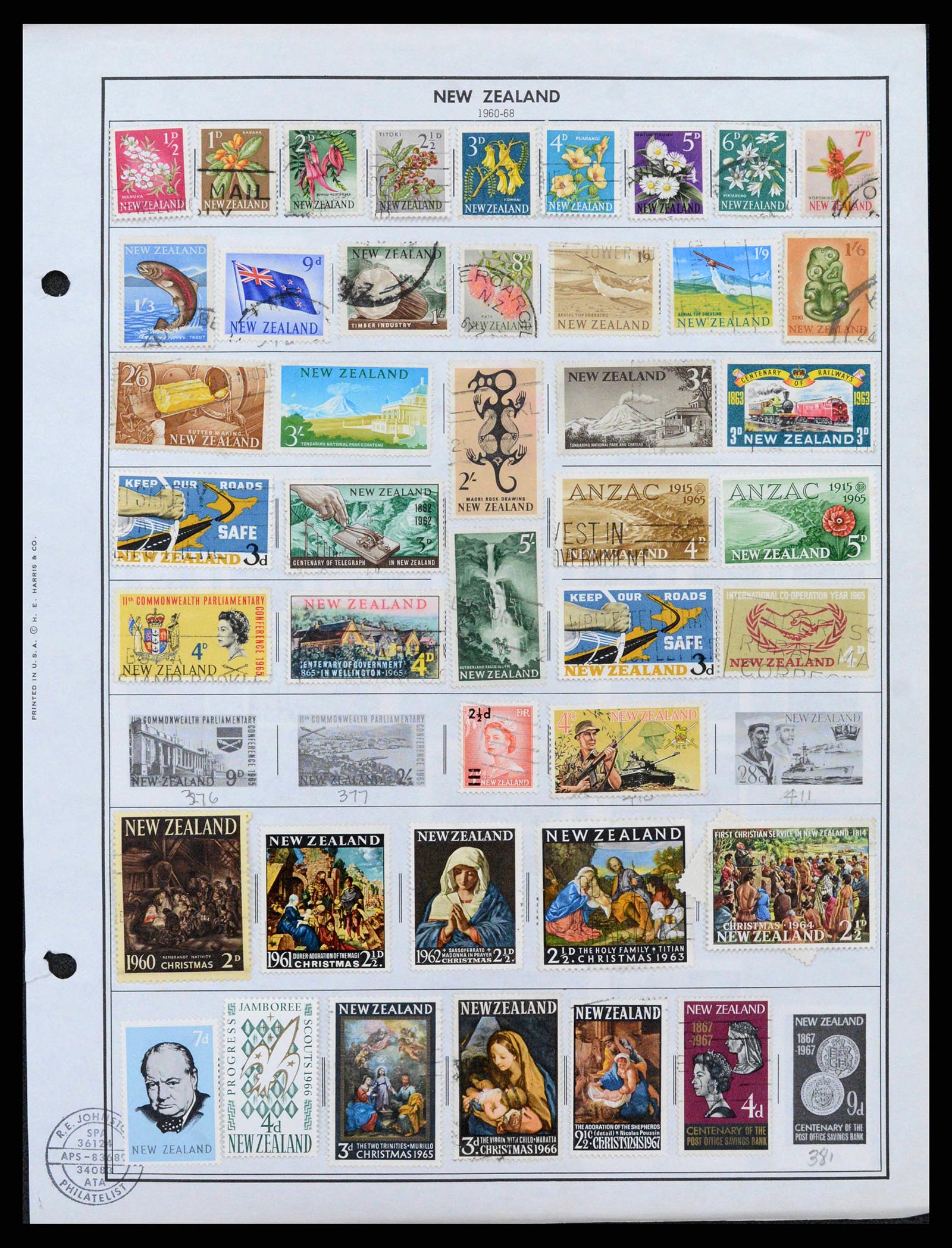 37774 0505 - Postzegelverzameling 37774 Australië en gebieden 1913-1998.