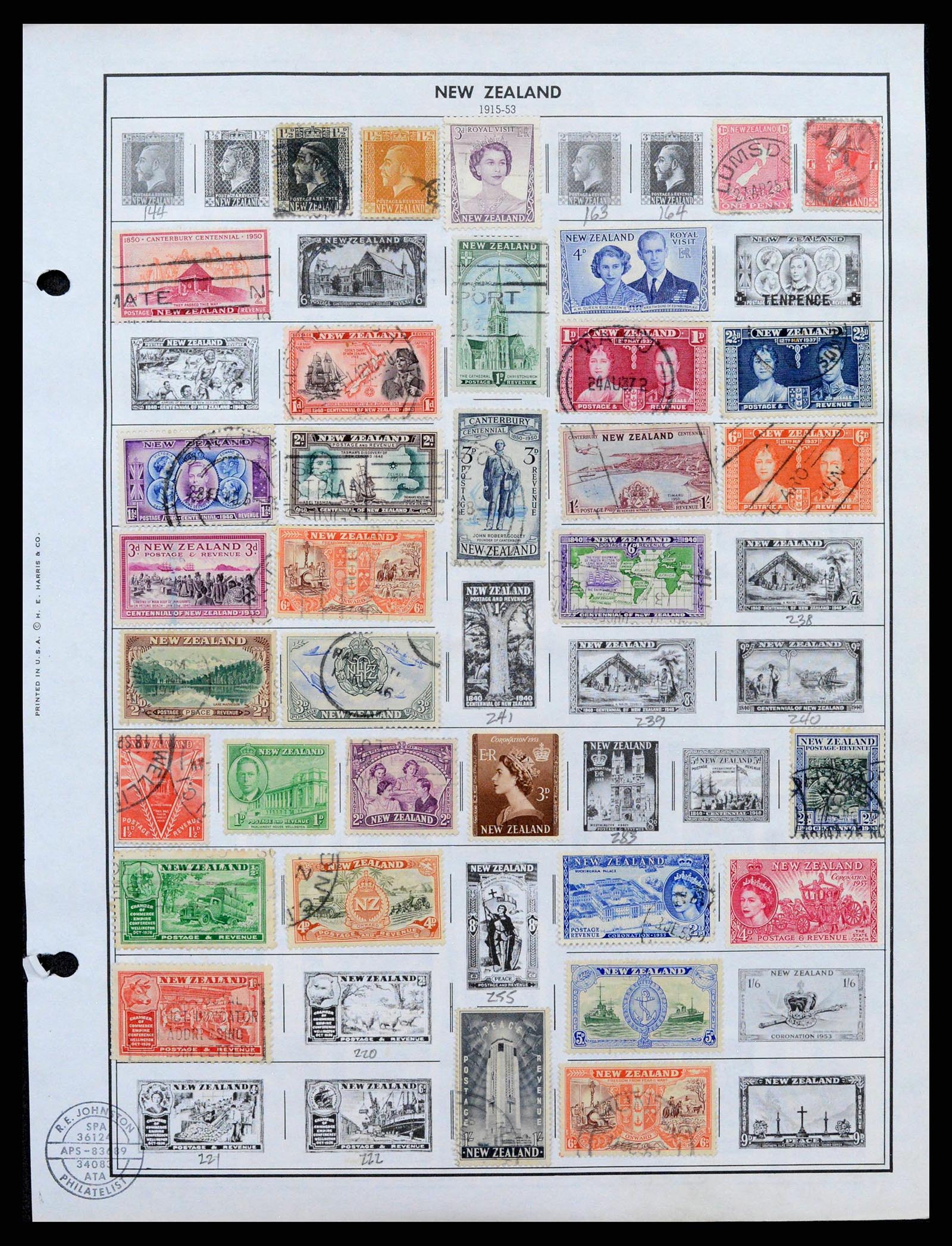 37774 0507 - Postzegelverzameling 37774 Australië en gebieden 1913-1998.