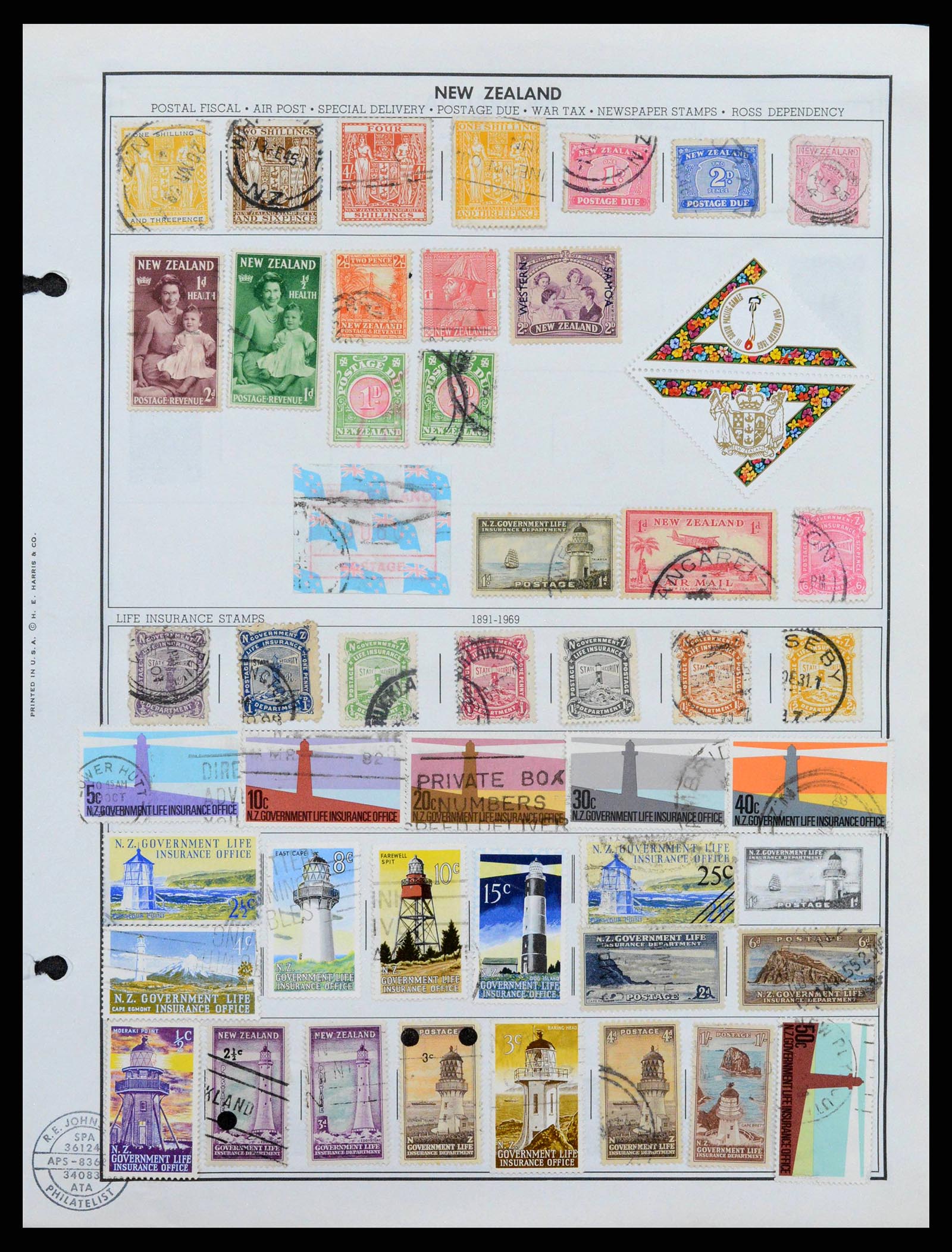 37774 0509 - Postzegelverzameling 37774 Australië en gebieden 1913-1998.