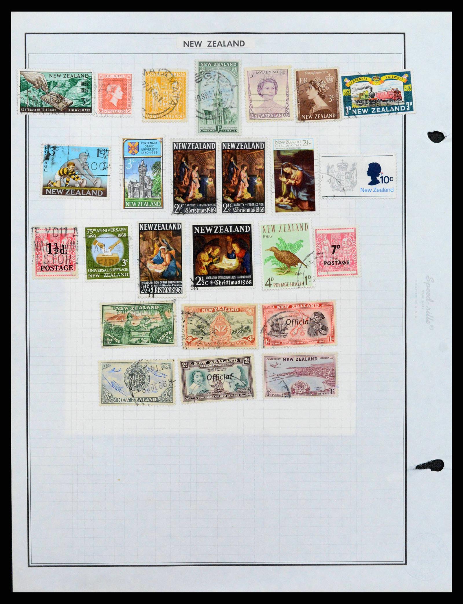 37774 0510 - Postzegelverzameling 37774 Australië en gebieden 1913-1998.