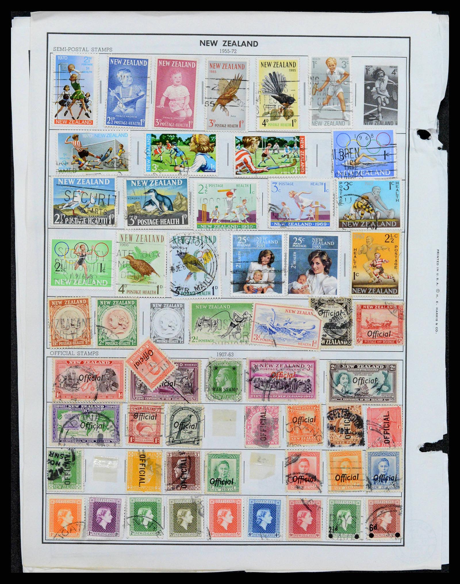 37774 0513 - Postzegelverzameling 37774 Australië en gebieden 1913-1998.