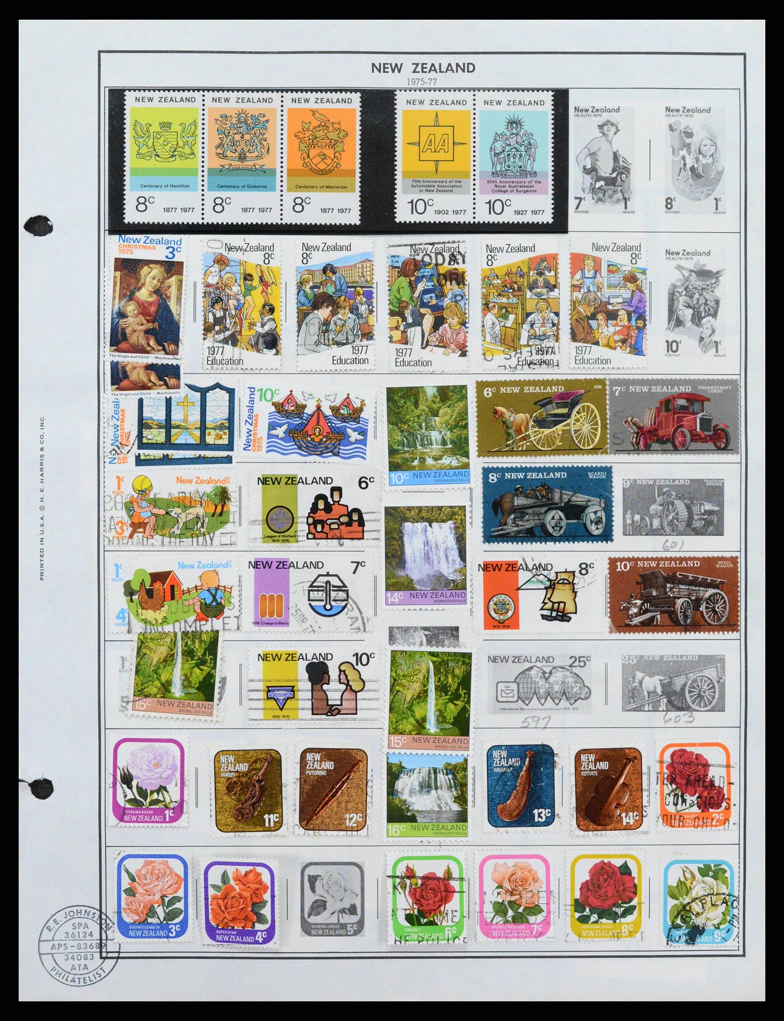 37774 0514 - Postzegelverzameling 37774 Australië en gebieden 1913-1998.