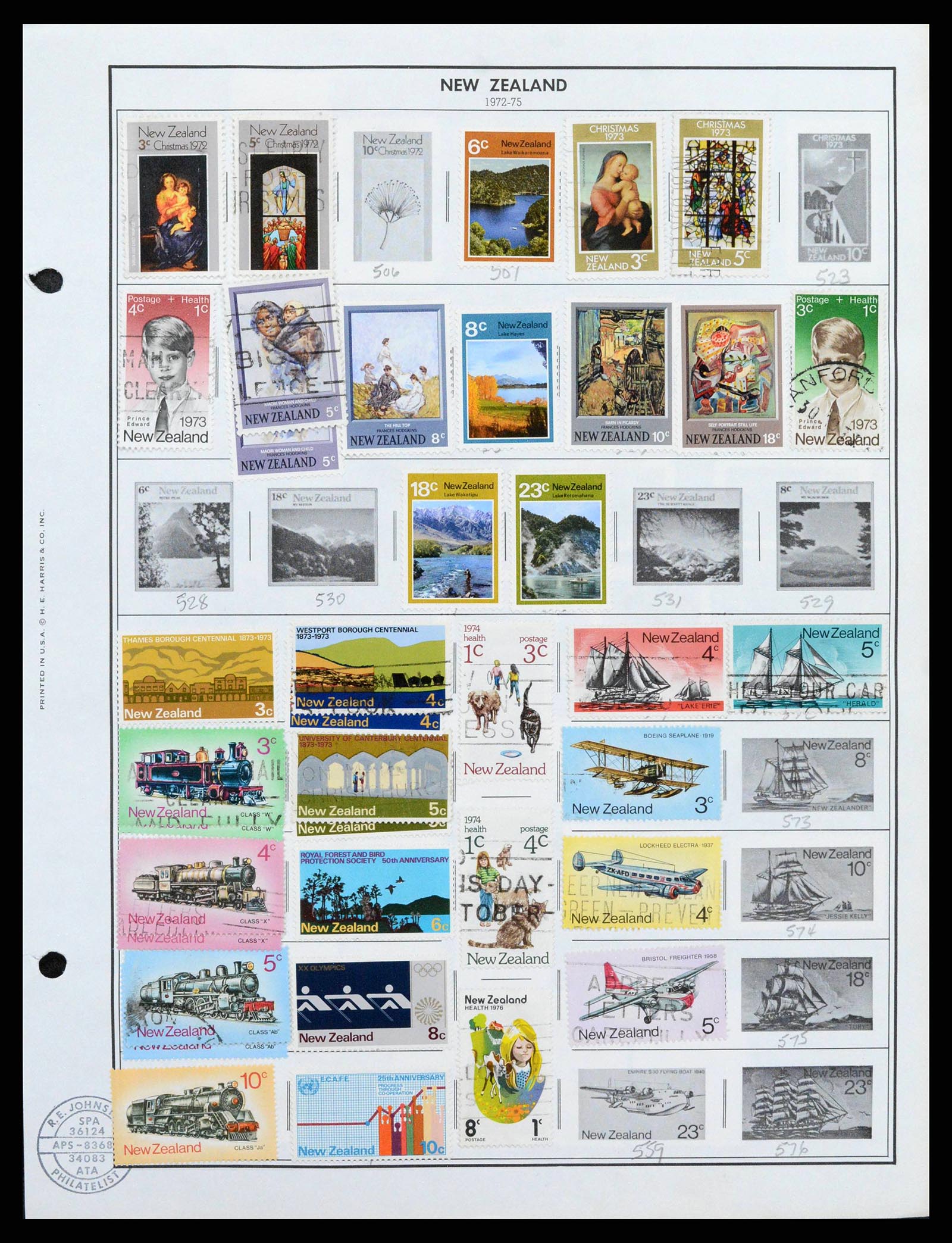 37774 0516 - Postzegelverzameling 37774 Australië en gebieden 1913-1998.