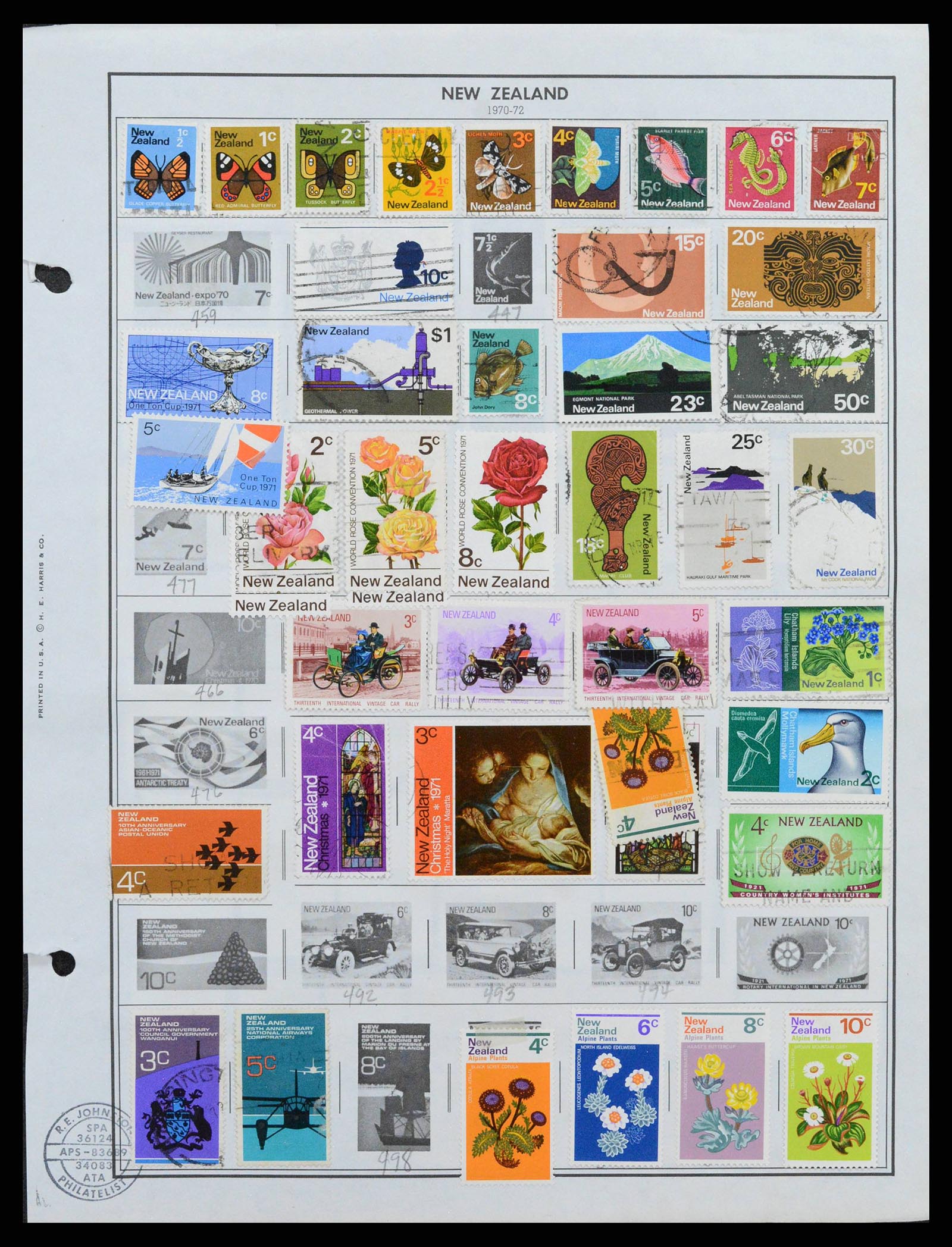 37774 0518 - Postzegelverzameling 37774 Australië en gebieden 1913-1998.