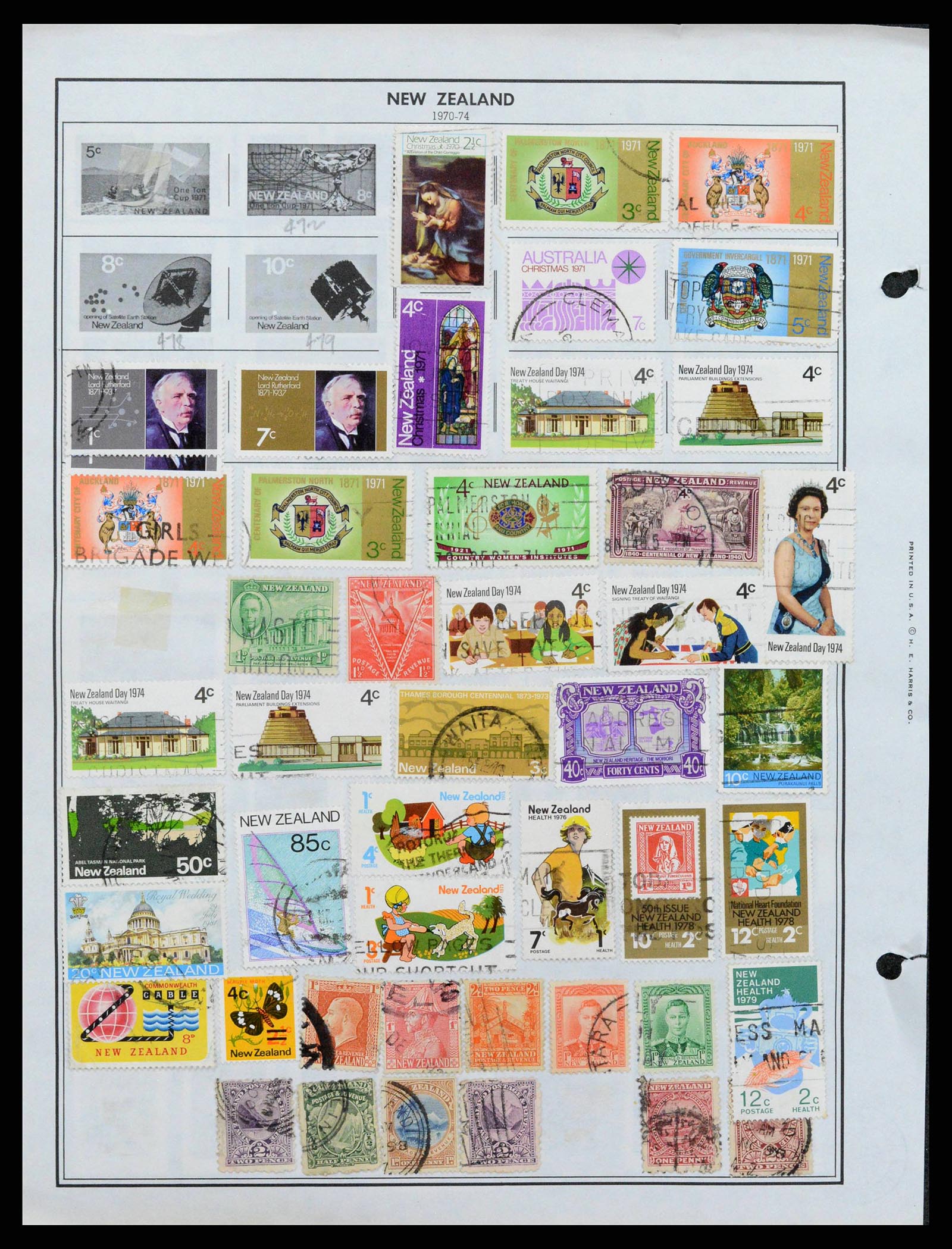 37774 0519 - Postzegelverzameling 37774 Australië en gebieden 1913-1998.