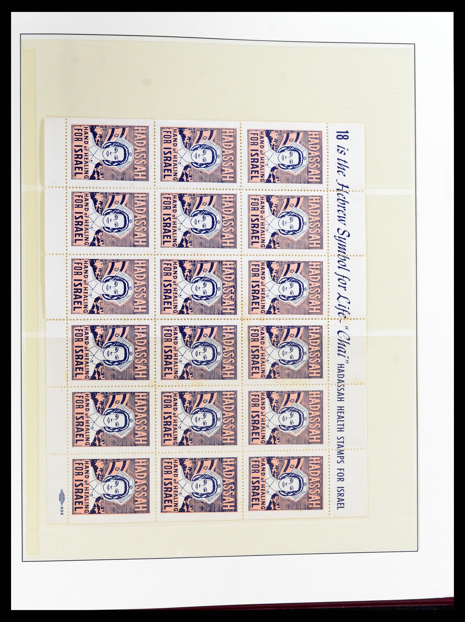 37785 236 - Postzegelverzameling 37785 Israël 1948-2011.
