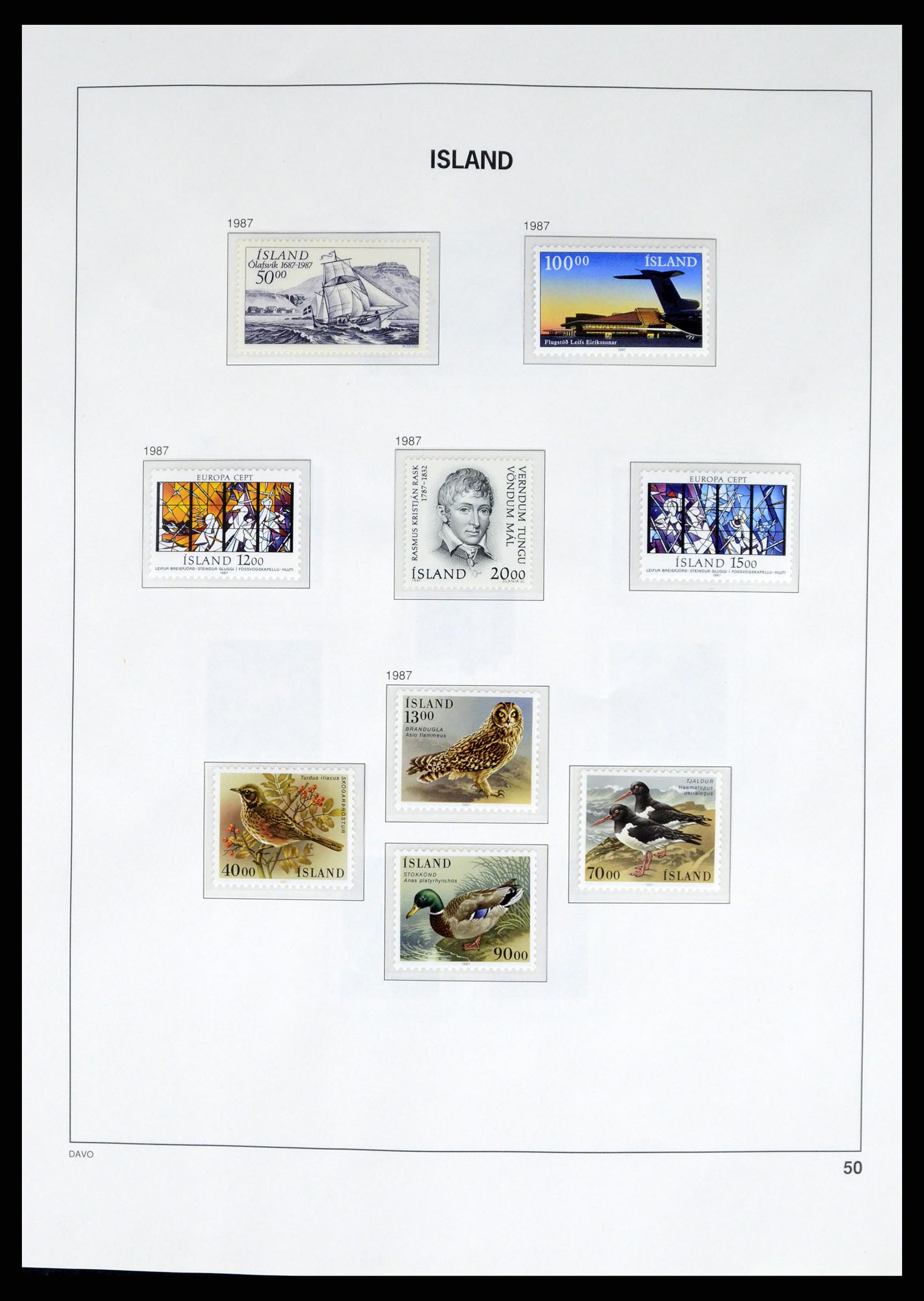 37799 062 - Stamp Collection 37799 Iceland 1873-2019!