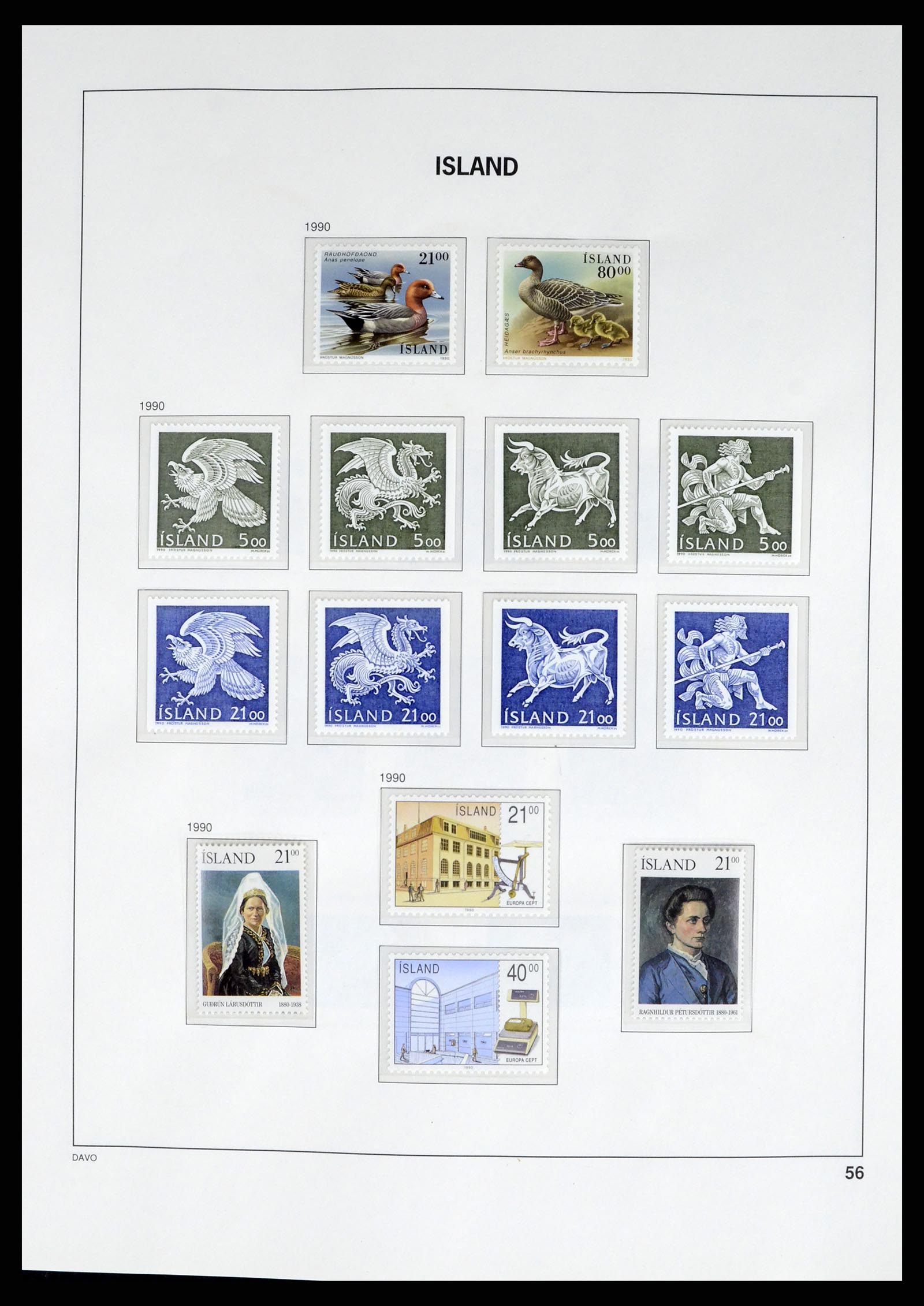 37799 068 - Stamp Collection 37799 Iceland 1873-2019!