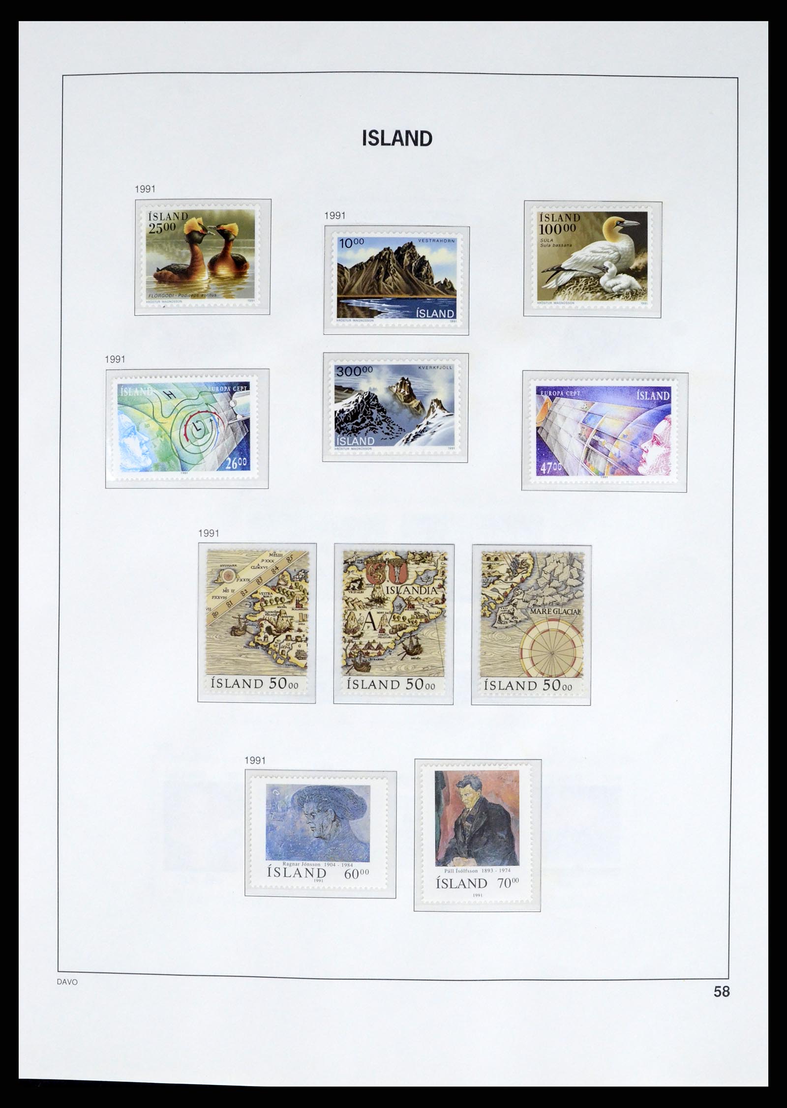 37799 070 - Stamp Collection 37799 Iceland 1873-2019!