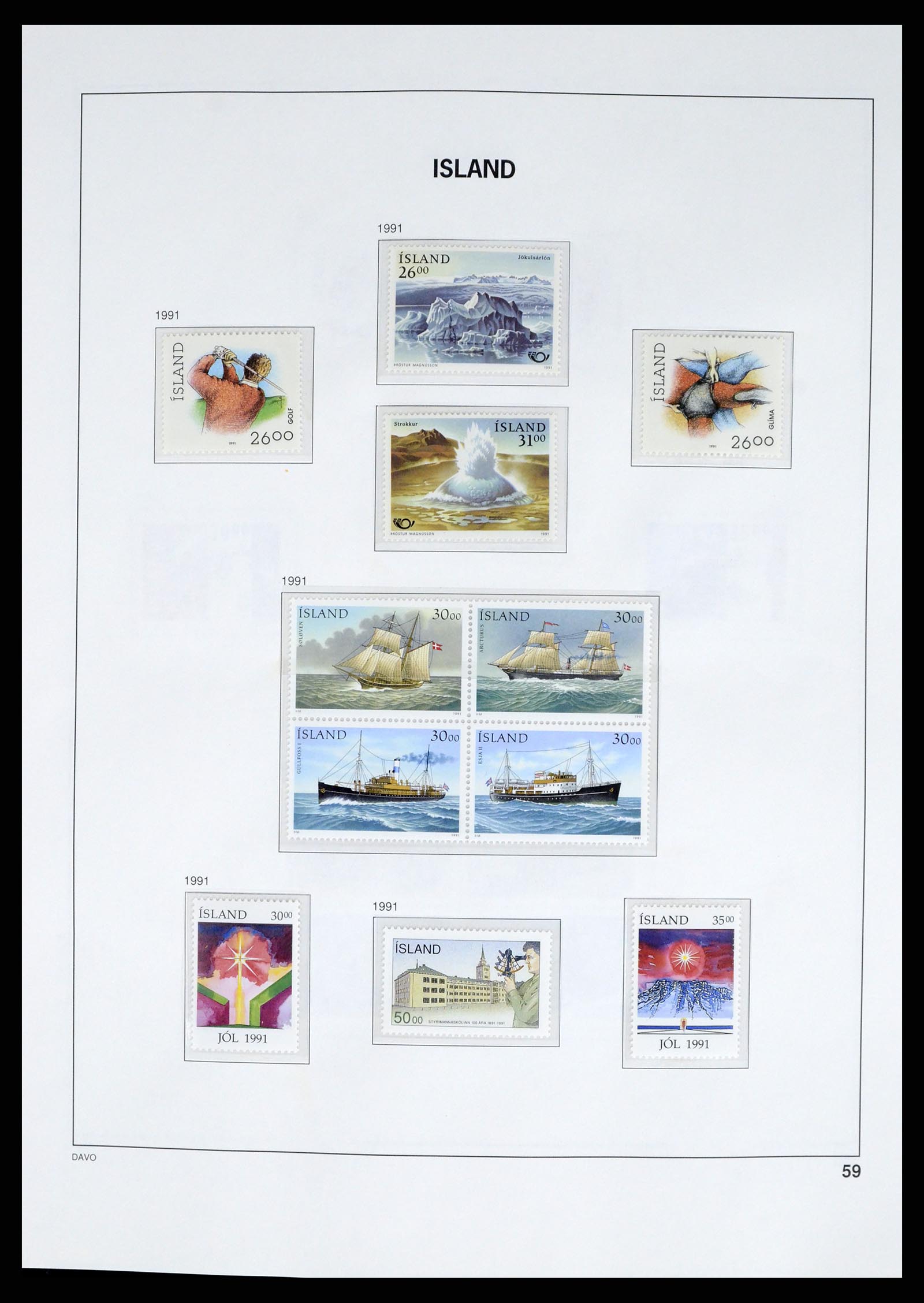 37799 071 - Stamp Collection 37799 Iceland 1873-2019!