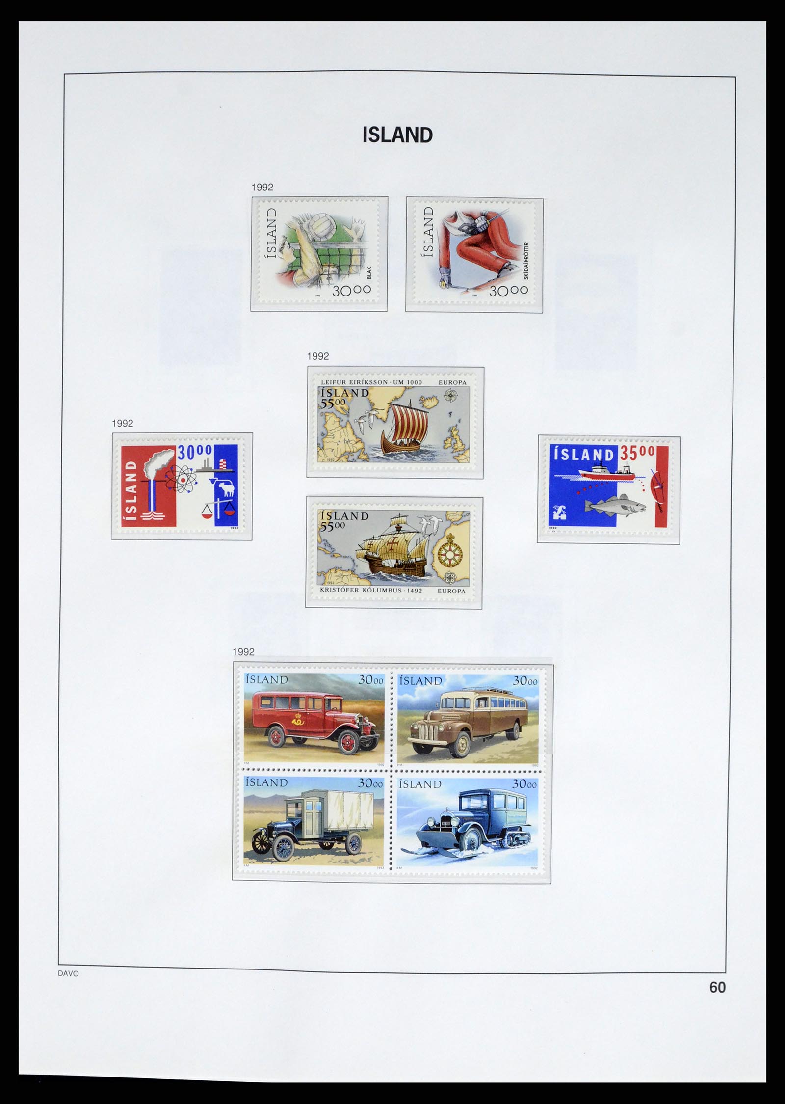 37799 072 - Stamp Collection 37799 Iceland 1873-2019!