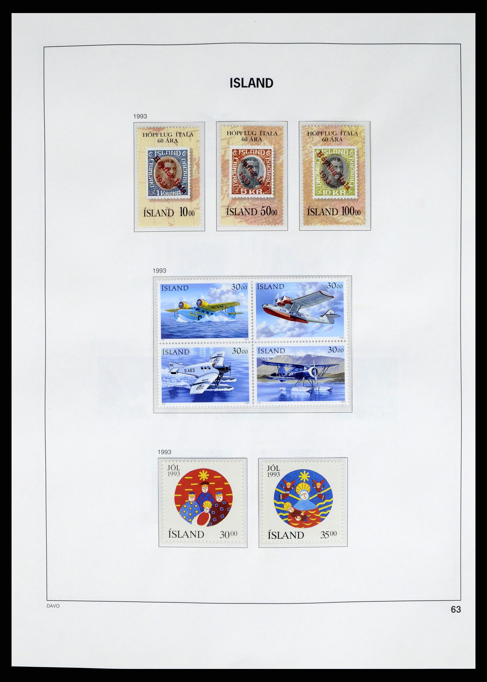 37799 075 - Stamp Collection 37799 Iceland 1873-2019!