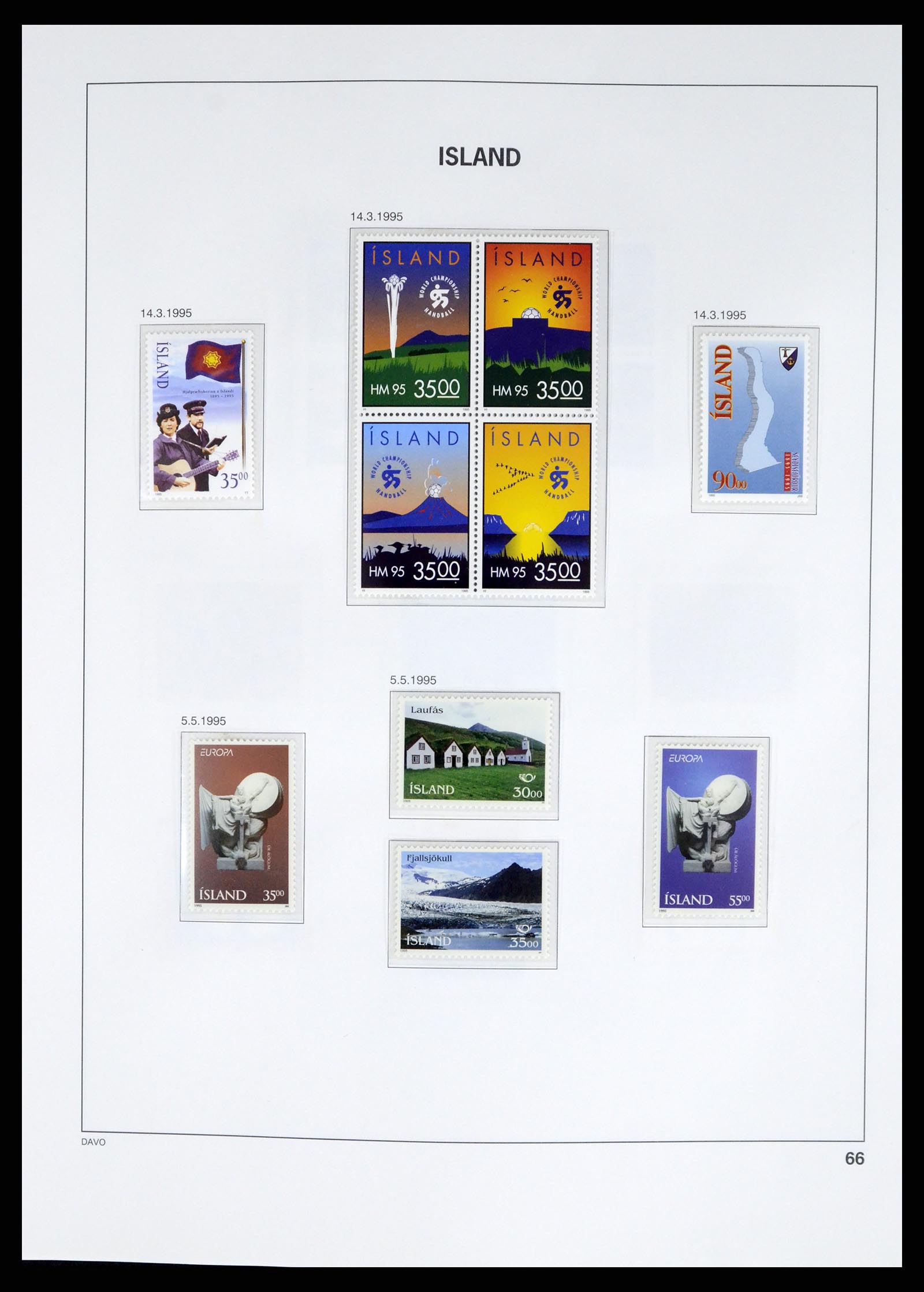 37799 078 - Stamp Collection 37799 Iceland 1873-2019!