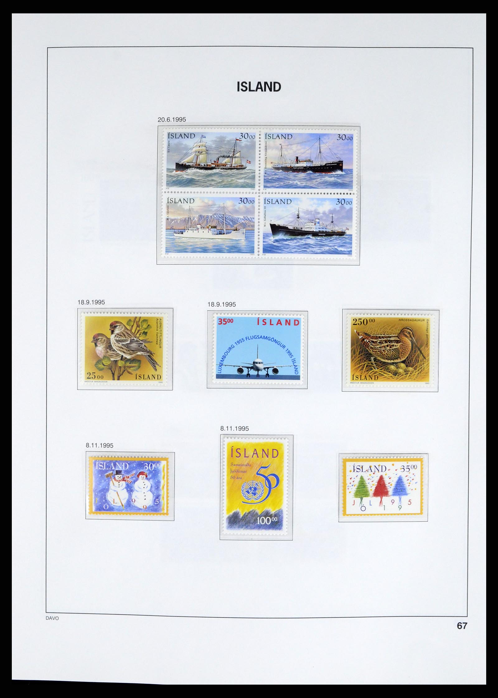 37799 079 - Stamp Collection 37799 Iceland 1873-2019!