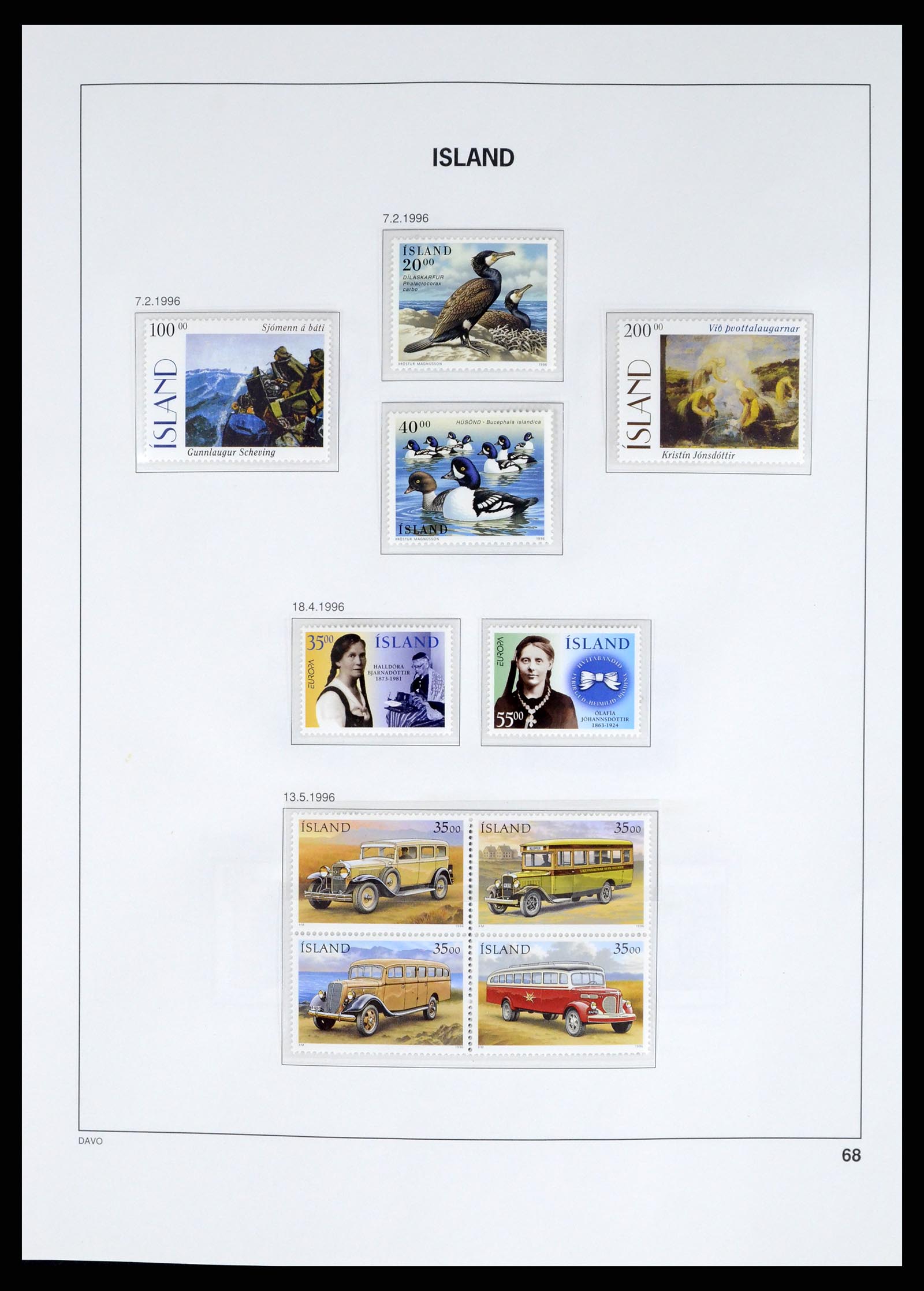 37799 080 - Stamp Collection 37799 Iceland 1873-2019!