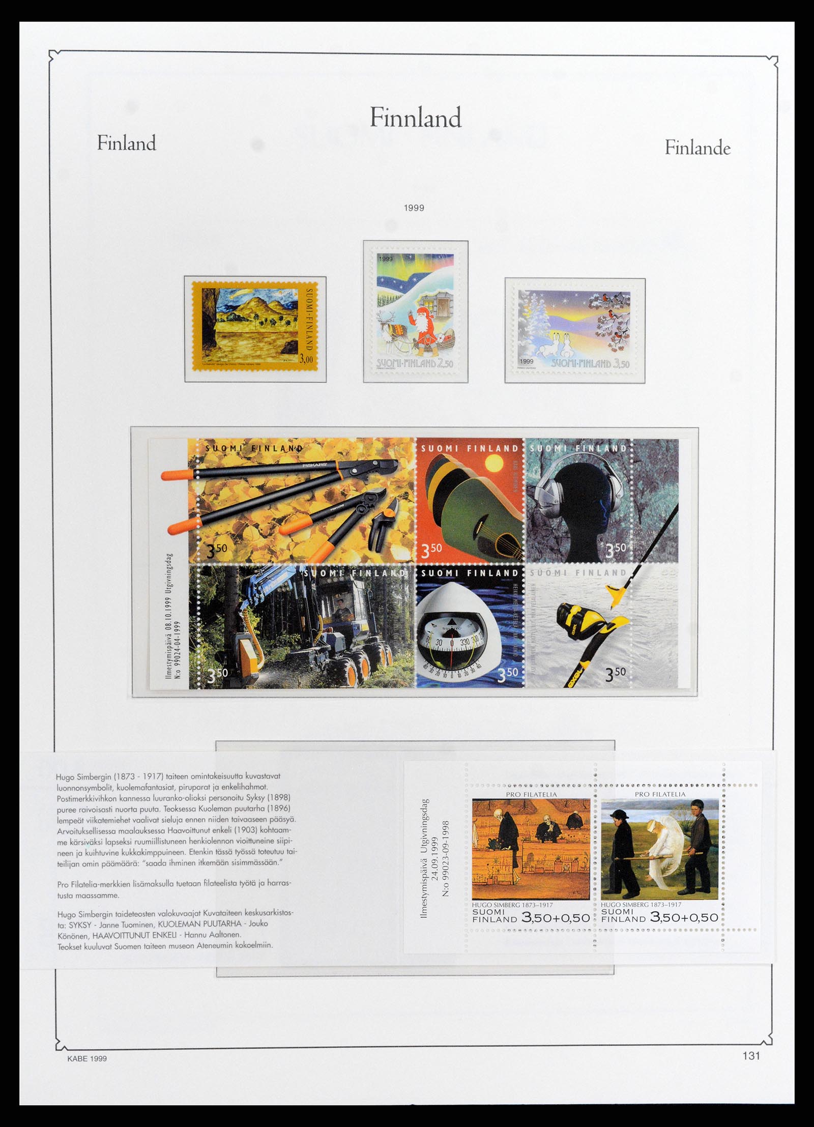 37800 142 - Postzegelverzameling 37800 Finland 1860-2005.