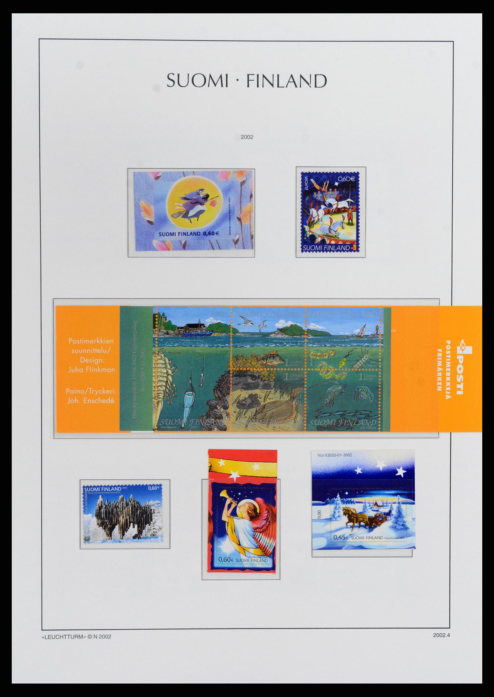 37800 158 - Postzegelverzameling 37800 Finland 1860-2005.