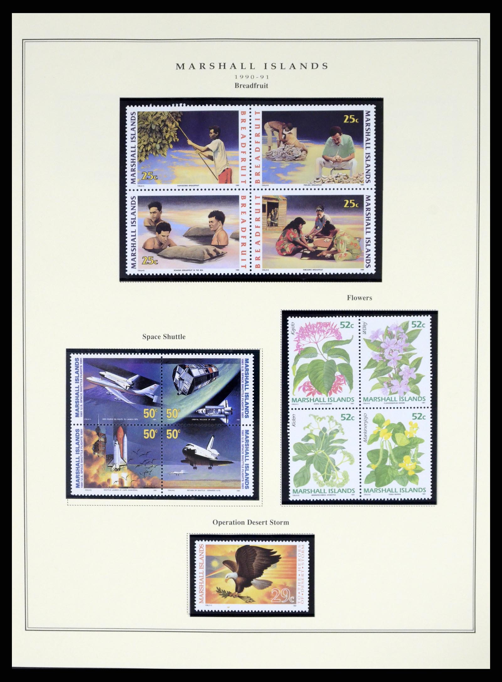 37813 072 - Postzegelverzameling 37813 Marshalleilanden 1984-2005.