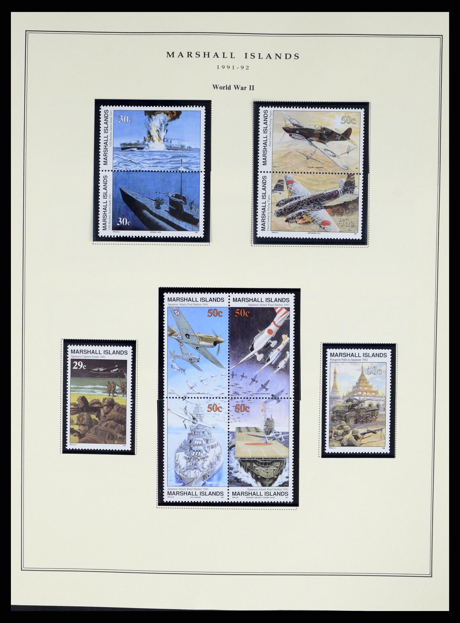 37813 081 - Postzegelverzameling 37813 Marshalleilanden 1984-2005.
