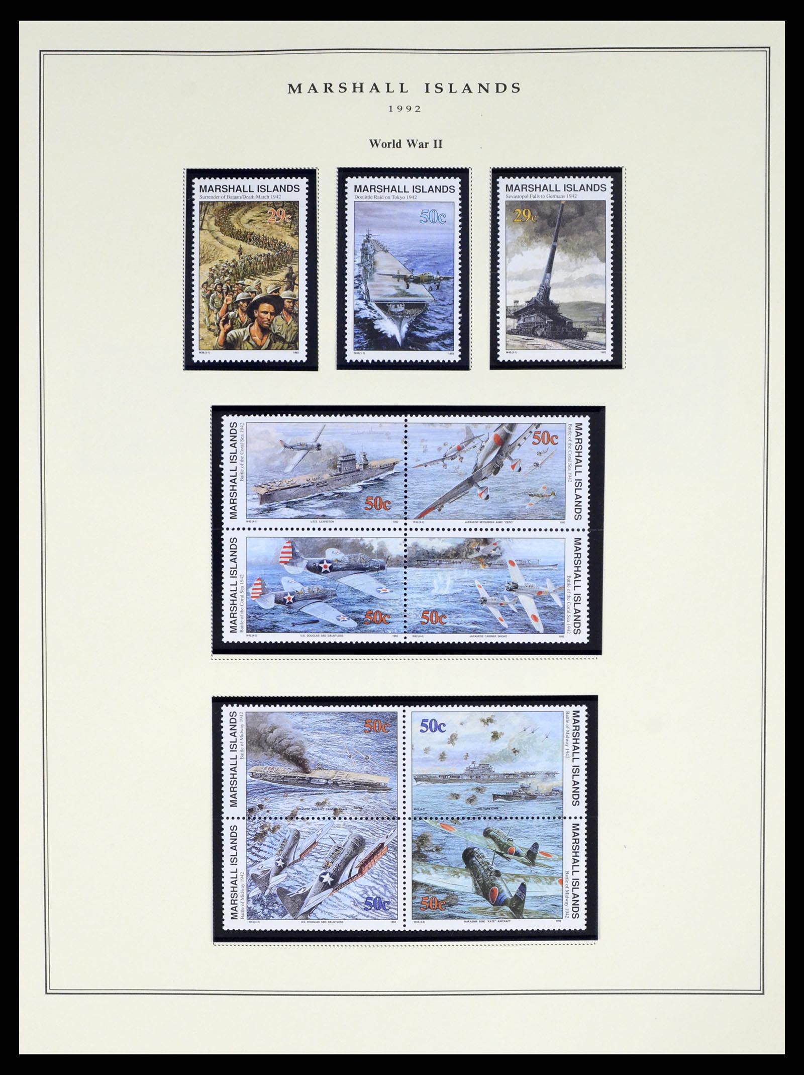 37813 084 - Postzegelverzameling 37813 Marshalleilanden 1984-2005.