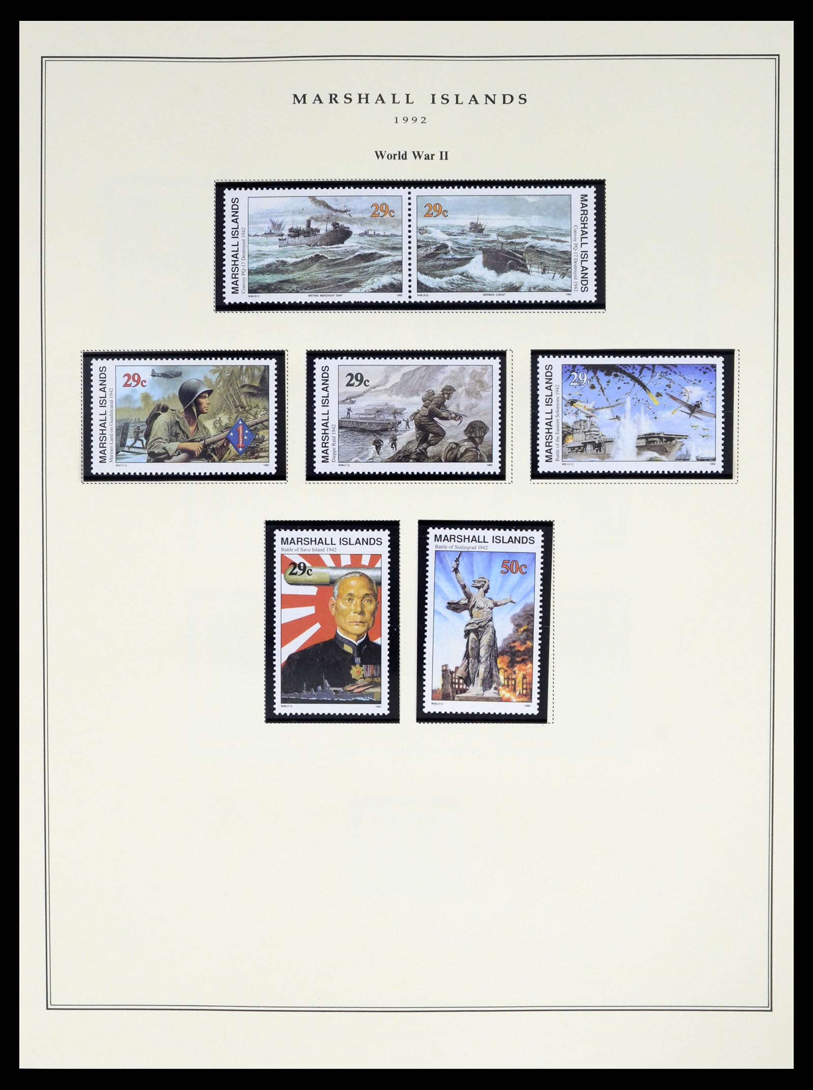 37813 085 - Postzegelverzameling 37813 Marshalleilanden 1984-2005.