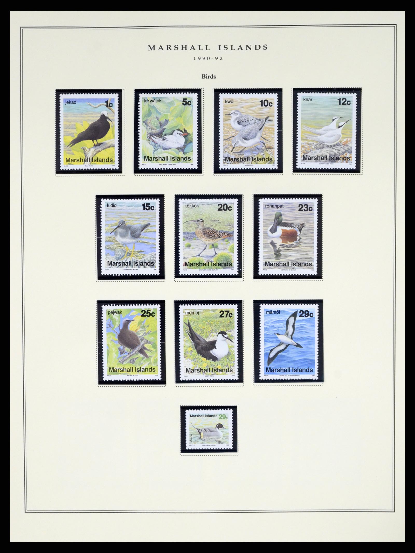 37813 086 - Postzegelverzameling 37813 Marshalleilanden 1984-2005.
