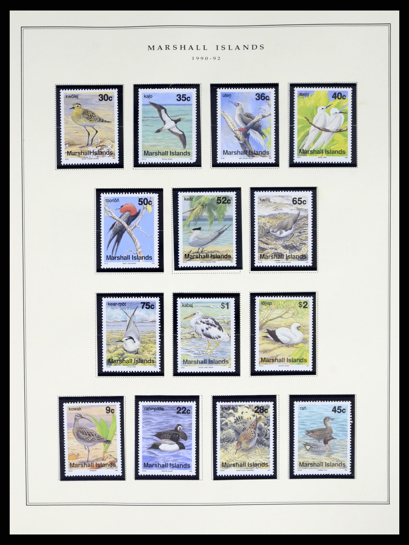 37813 087 - Postzegelverzameling 37813 Marshalleilanden 1984-2005.